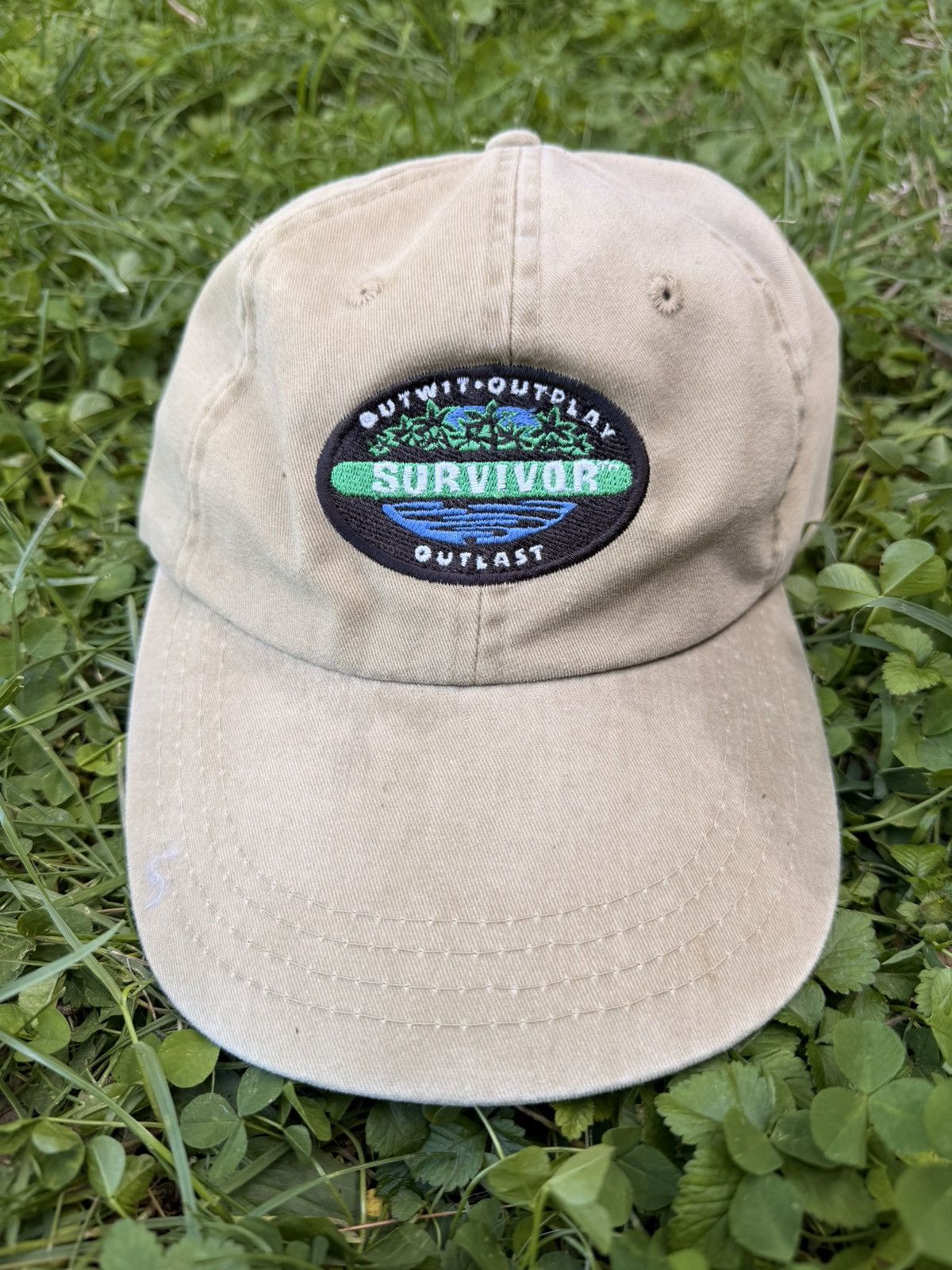 Vintage VTG Survivor CBS TV Show Australian OutBack logo hat Size ONE SIZE - 2 Thumbnail