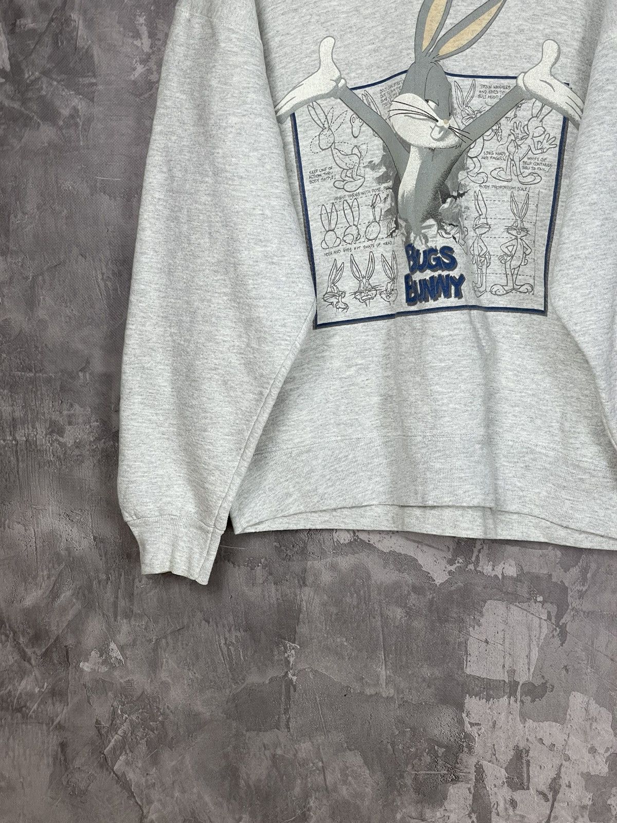 Vintage × Warner Bros Vintage 90s WARNER BROS Bugs Bunny Sweatshirt Size US L / EU 52-54 / 3 - 6 Thumbnail