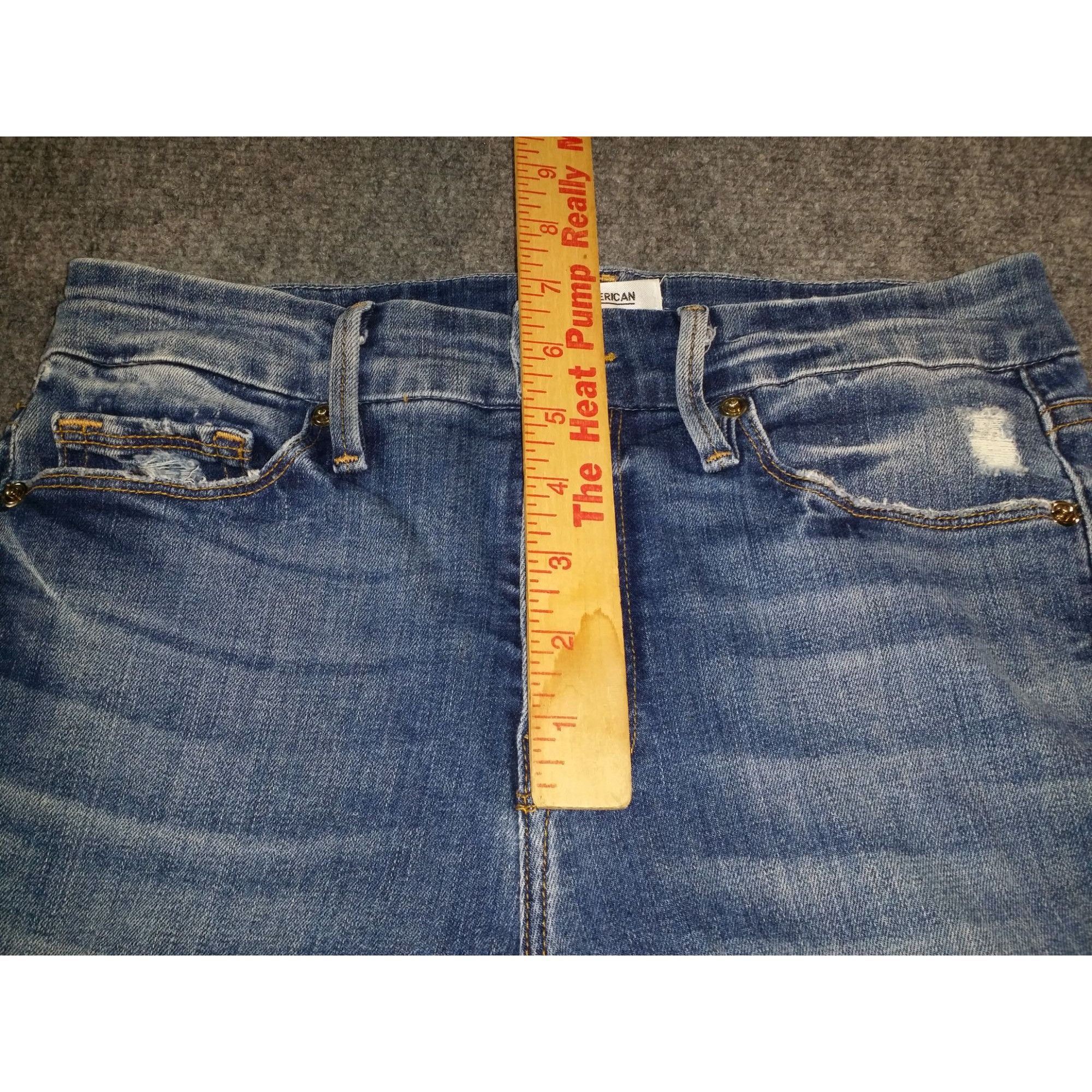 Good American Good American Crop Jeans Women Sz 2/26 Good Legs GLC148T Ski Size 26" / US 2 / IT 38 - 3 Thumbnail