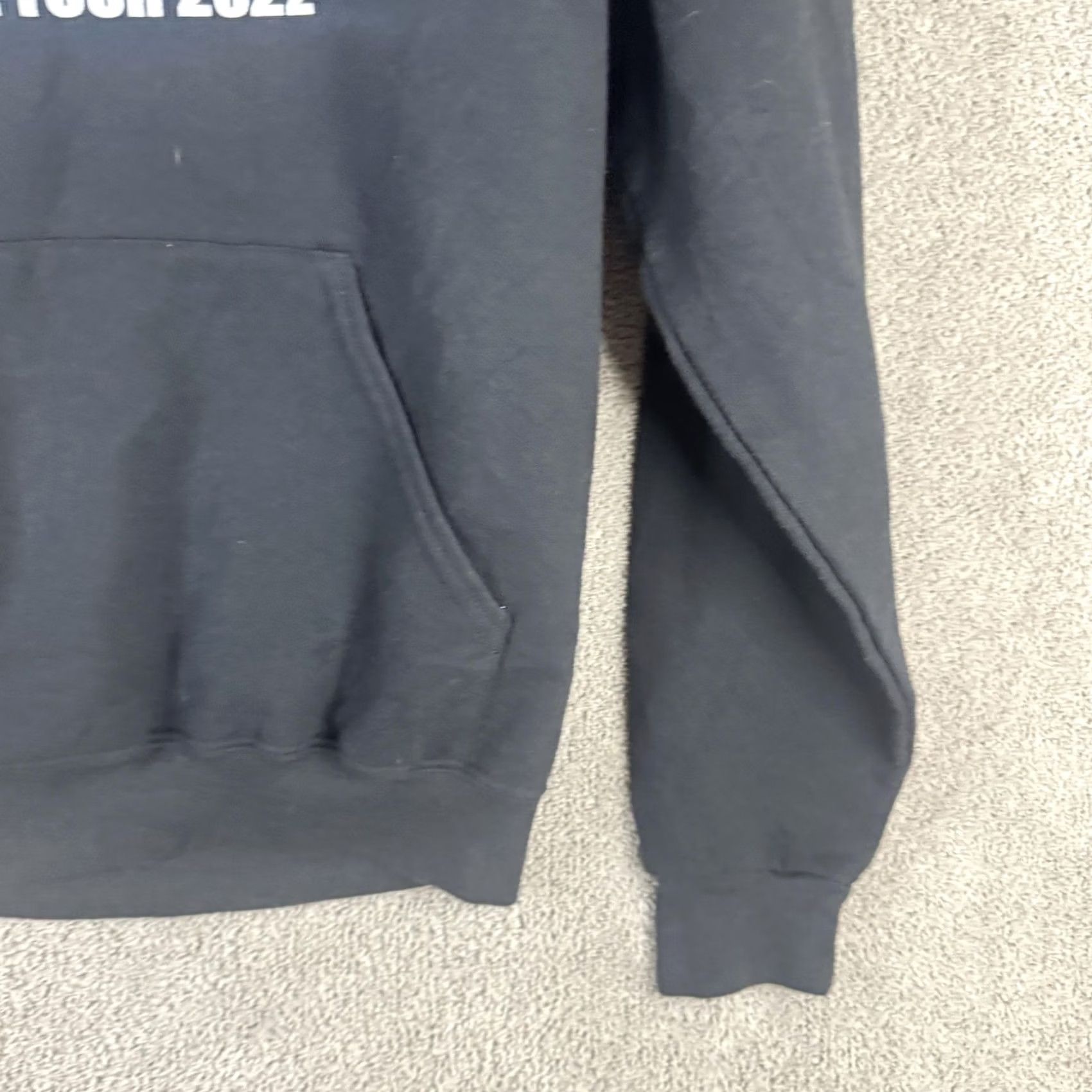 Vintage Mount Westmore Hoodie Mens M Black Fleece Sweatshirt Graphic Print Front Back Free Game Tour 2022 Hip Hop Concertwear Logo Pockets Size US M / EU 48-50 / 2 - 3 Thumbnail