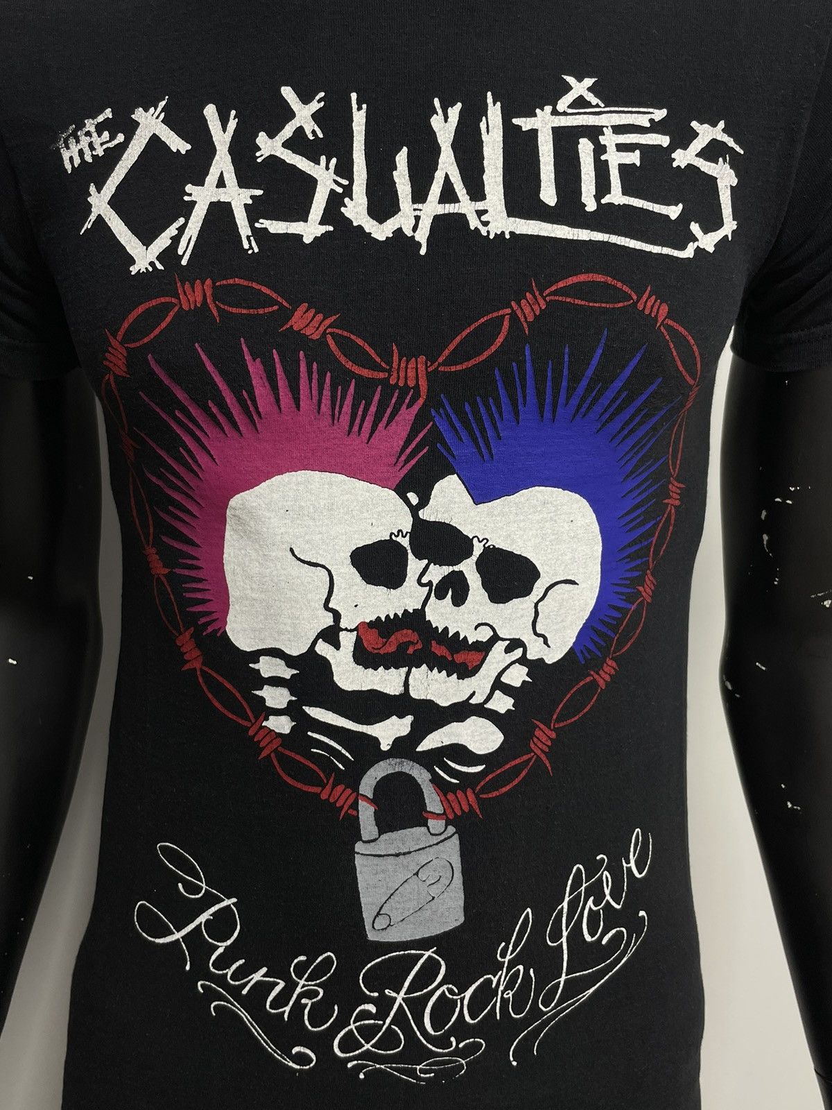Band Tees × Vintage Vintage The Casualties ‘Punk Rock Love’ T-Shirt Size US XS / EU 42 / 0 - 4 Thumbnail