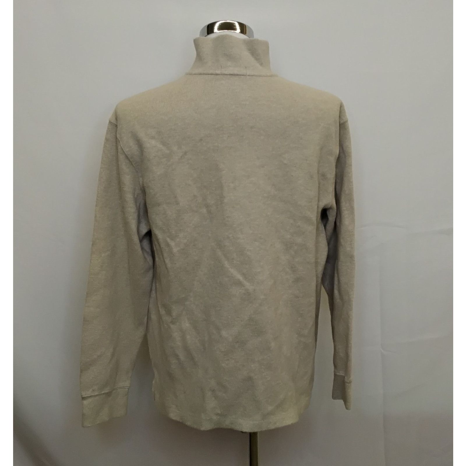 Polo Ralph Lauren Polo Ralph Lauren 1/4 Zip Sweater Men's XL Beige Vintage Size US XL / EU 56 / 4 - 3 Thumbnail
