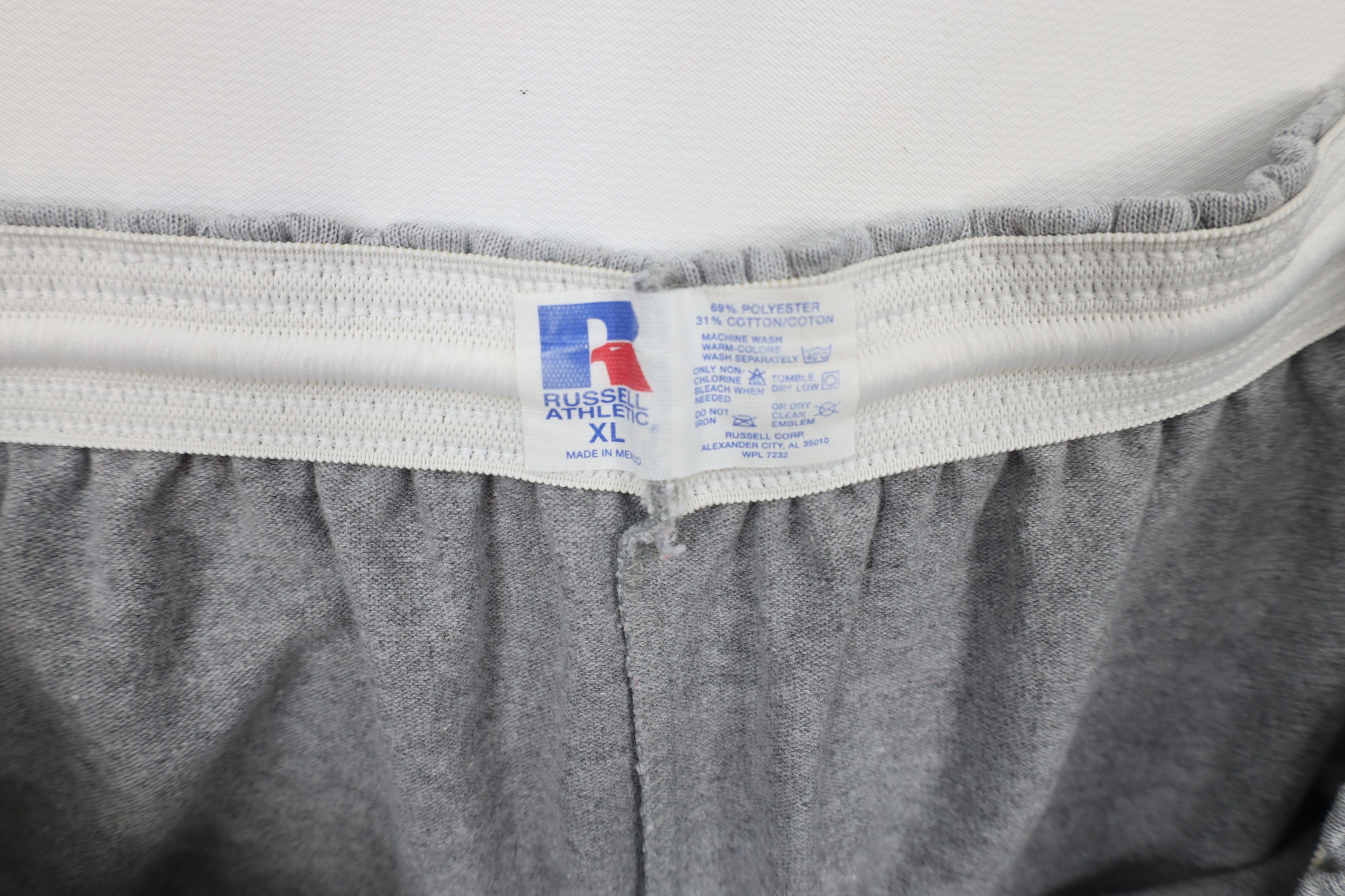 Russell Athletic × Vintage Vintage 90s Russell Athletic Knee Blank Shorts Heather Gray Size US 36 / EU 52 - 7 Thumbnail