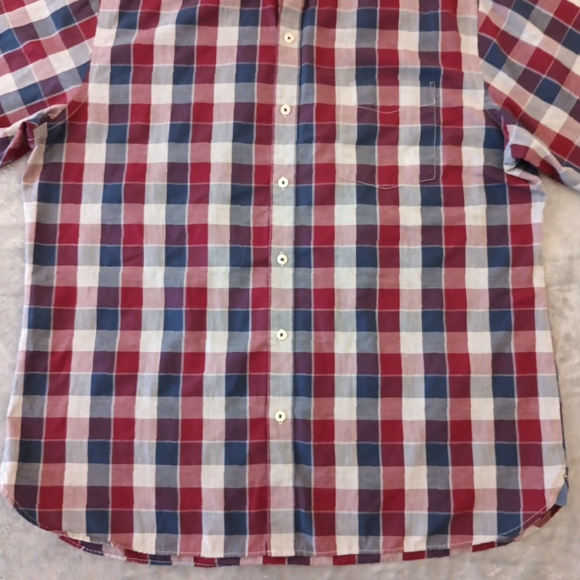 Van Heusen Van Heusen Shirt Mens XL Red Plaid Long Sleeve Button-Down Cotton Blend Classic Regular Size US XL / EU 56 / 4 - 5 Thumbnail