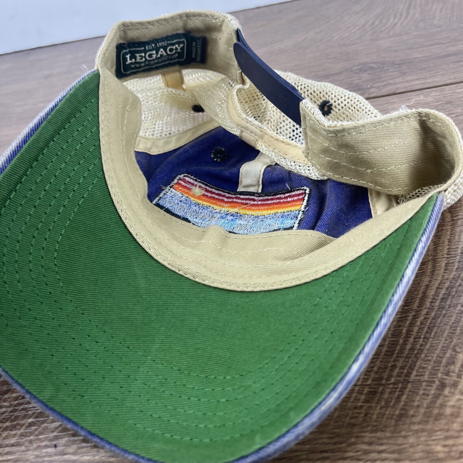 Other Cape May Hat New Jersey Snapback Hat Blue Adjustable Hat Blu Size ONE SIZE - 13 Thumbnail