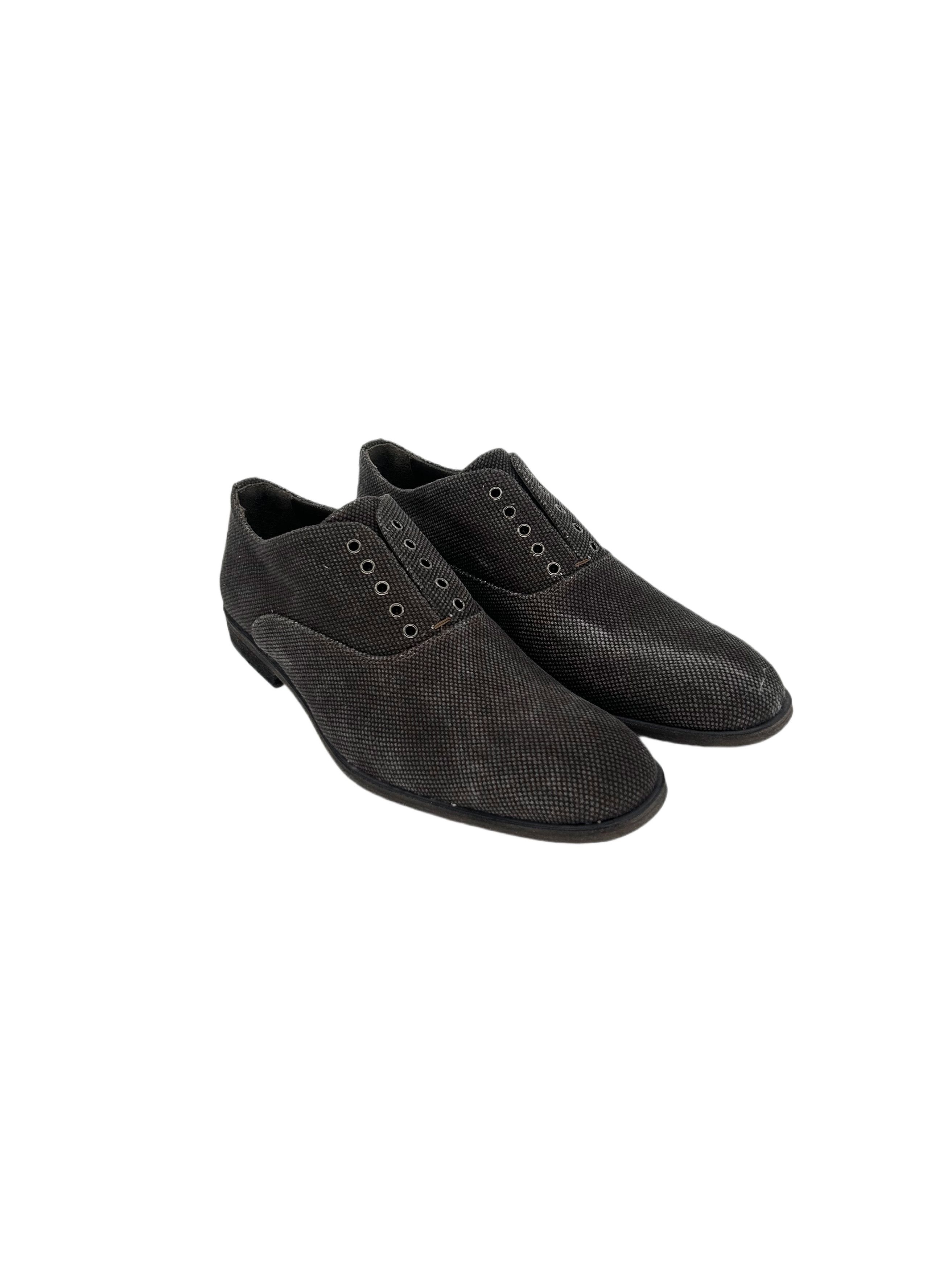 Yves Saint Laurent Yves Saint Laurent Textured CottonNo Lace Slip On OxfordShoe Size US 7 / EU 40 - 1 Thumbnail