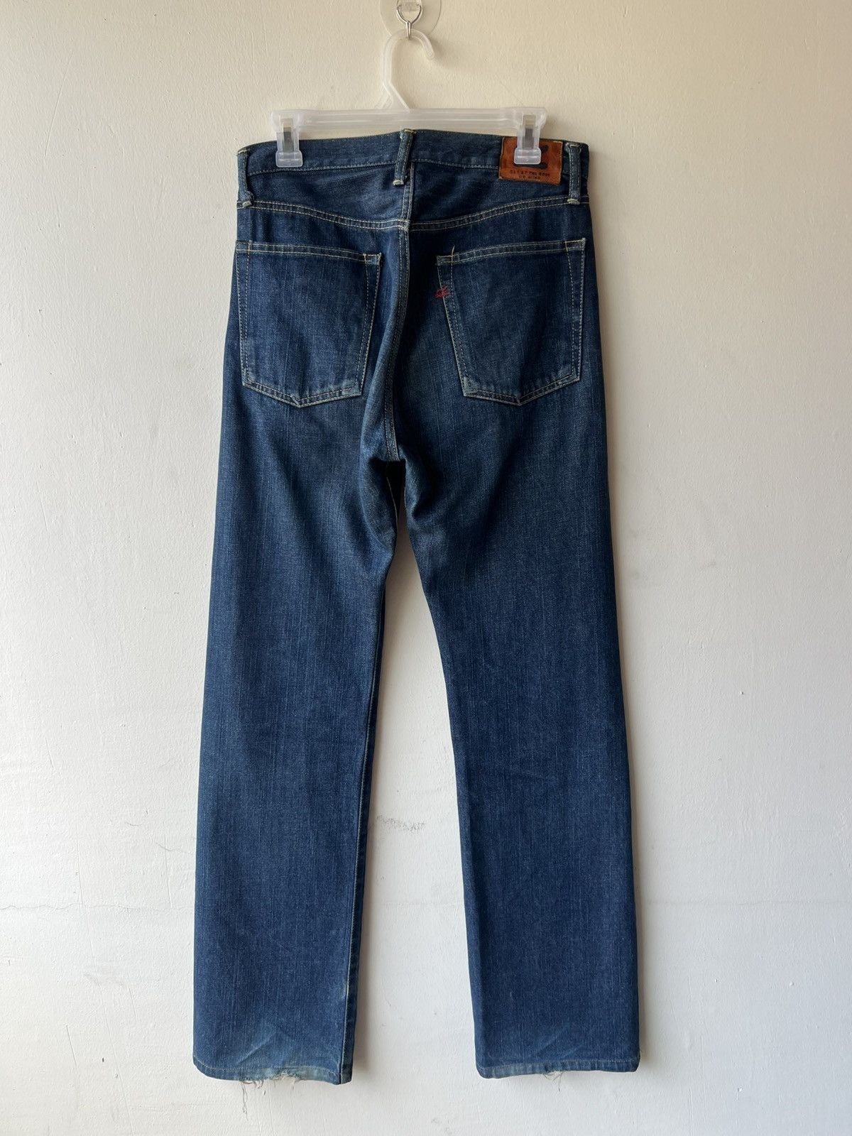45rpm Vintage 45rpm Japan Fade Blue Denim Jeans Size US 31 - 3 Thumbnail