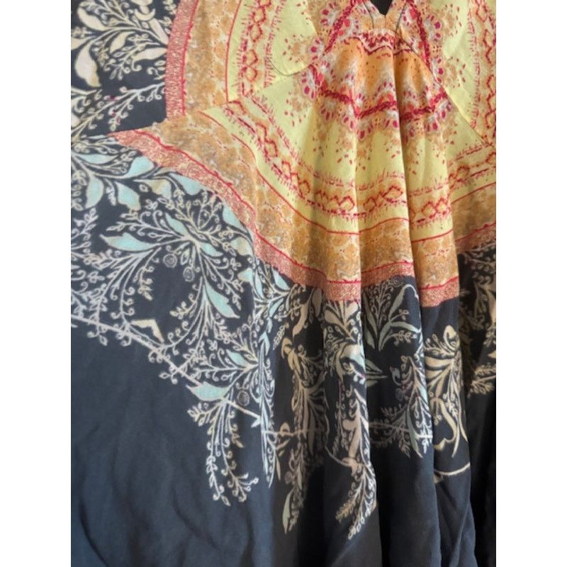 Free People Free People Sunset Dreams Printed Bell-Sleeve Tunic S Size S / US 4 / IT 40 - 4 Thumbnail