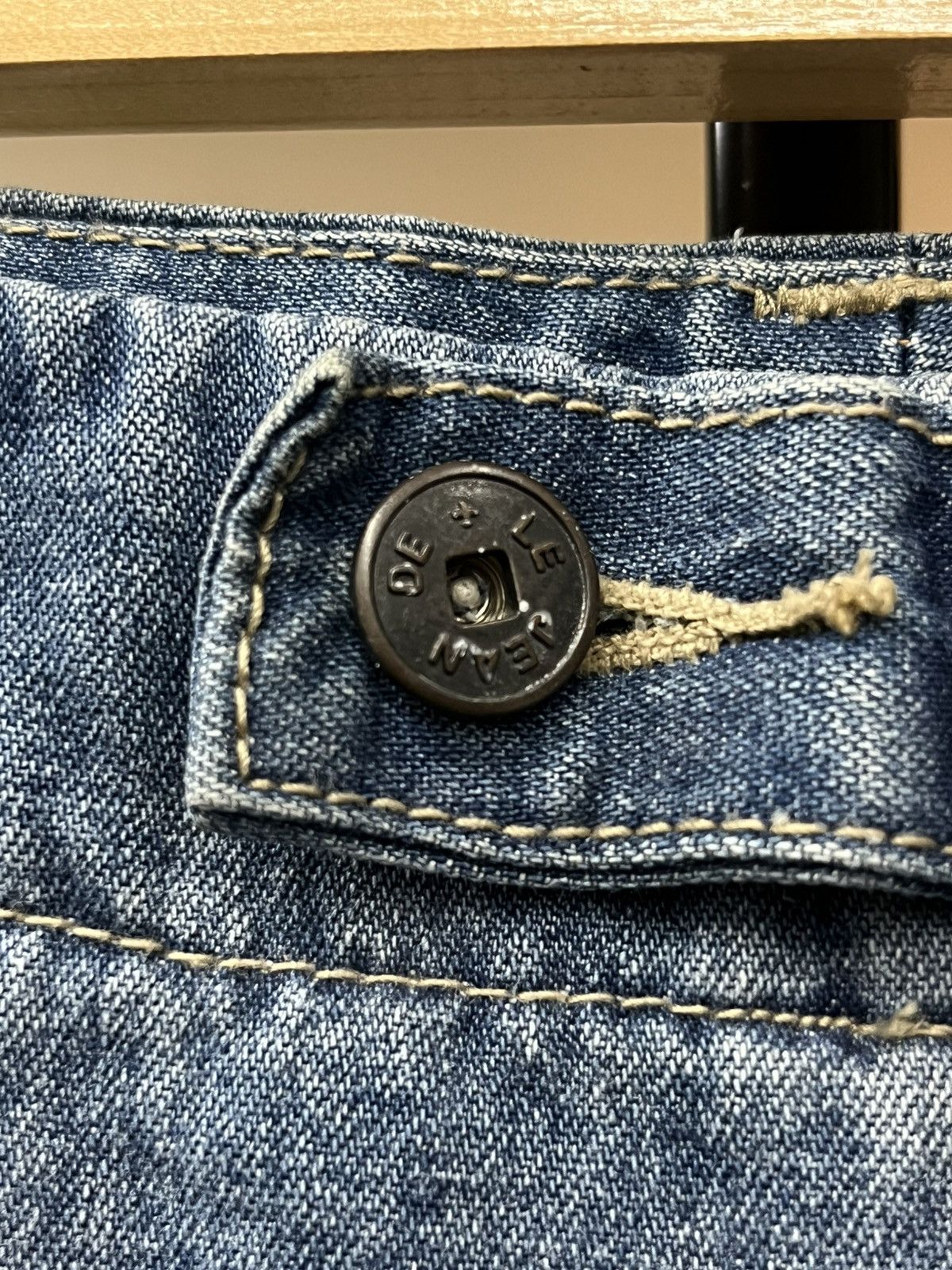Marithe + Francois Girbaud Vintage Marithé François Girbaud Denim Cargo Shorts Size US 34 / EU 50 - 4 Thumbnail