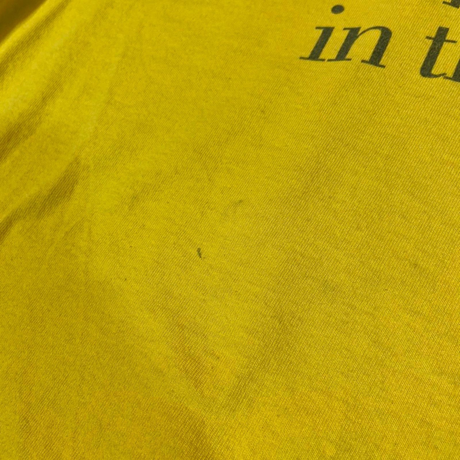 Fruit Of The Loom 90s yellow cigarette tee shirt Size US XL / EU 56 / 4 - 3 Thumbnail