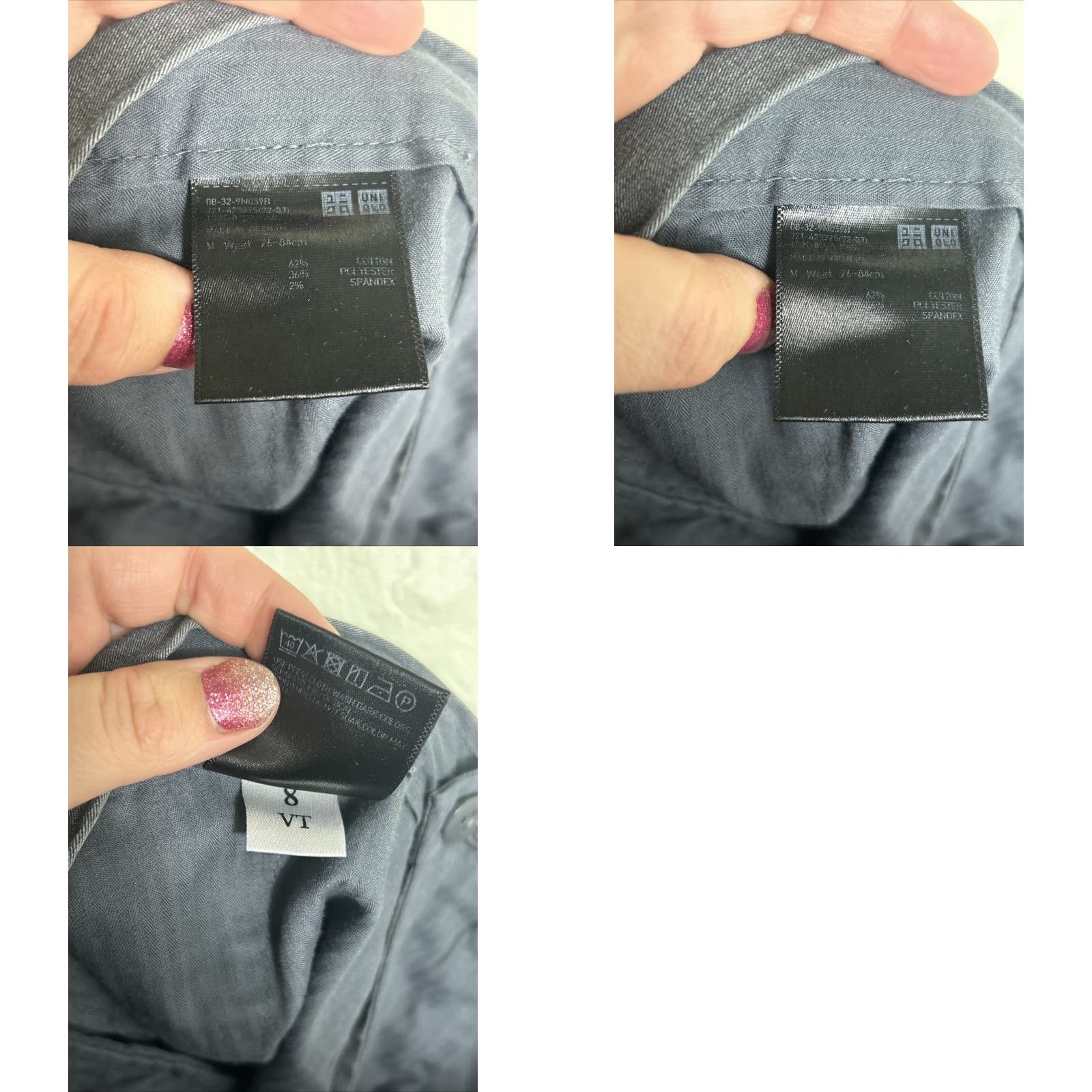 Uniqlo VINTAGE Uniqlo Mens Medium Gray Cotton Chino Shorts 34x9 M Gray Chino Shorts Mens Size US 31 - 8 Thumbnail