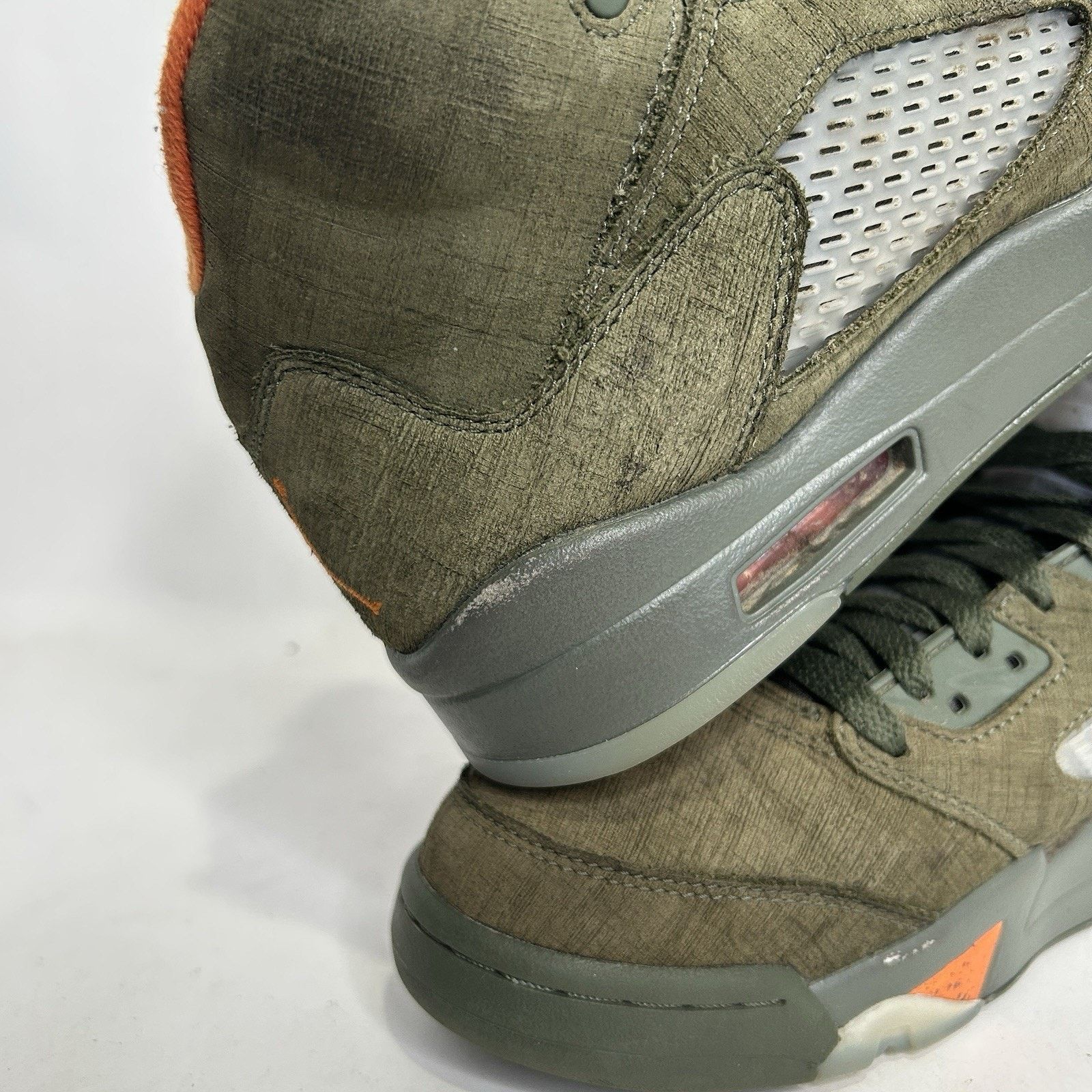 Jordan Brand Nike Air Jordan 5 Retro OG “Olive/Green Orange Grey” Size US 8.5 / EU 41-42 - 9 Thumbnail
