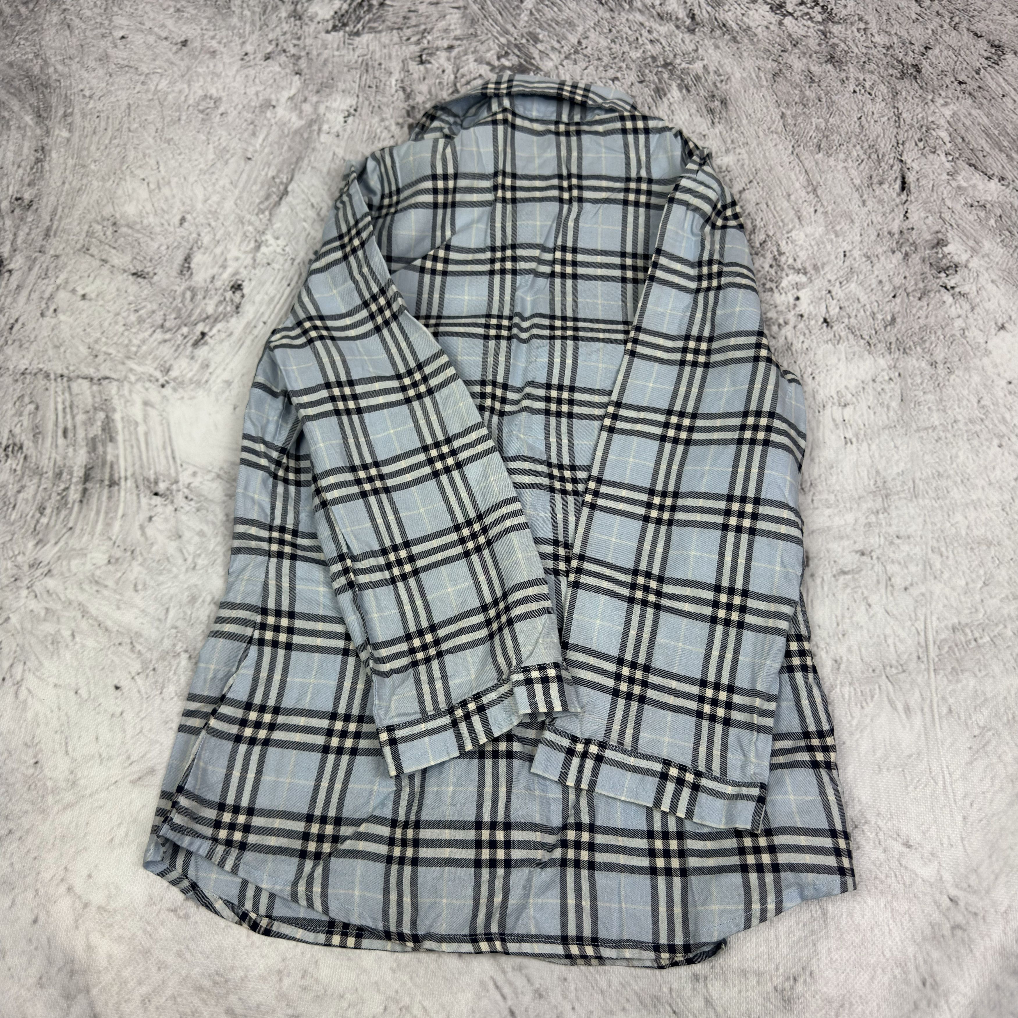 Burberry Burberry London Women's blue Cotton Long Sleeve Shirt Size S / US 4 / IT 40 - 7 Thumbnail
