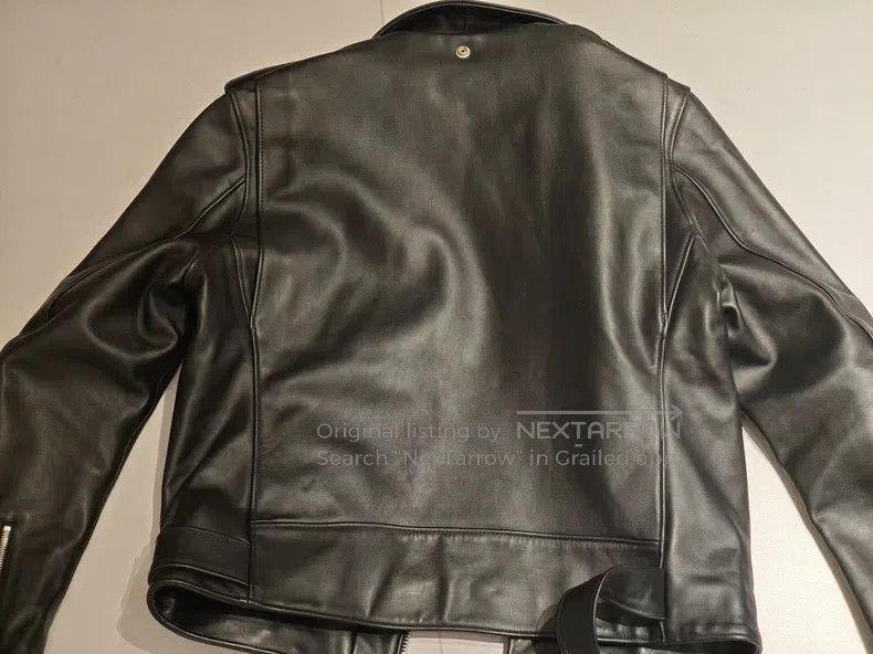Schott Schott Motorcycle leather coat Size US XL / EU 56 / 4 - 2 Thumbnail