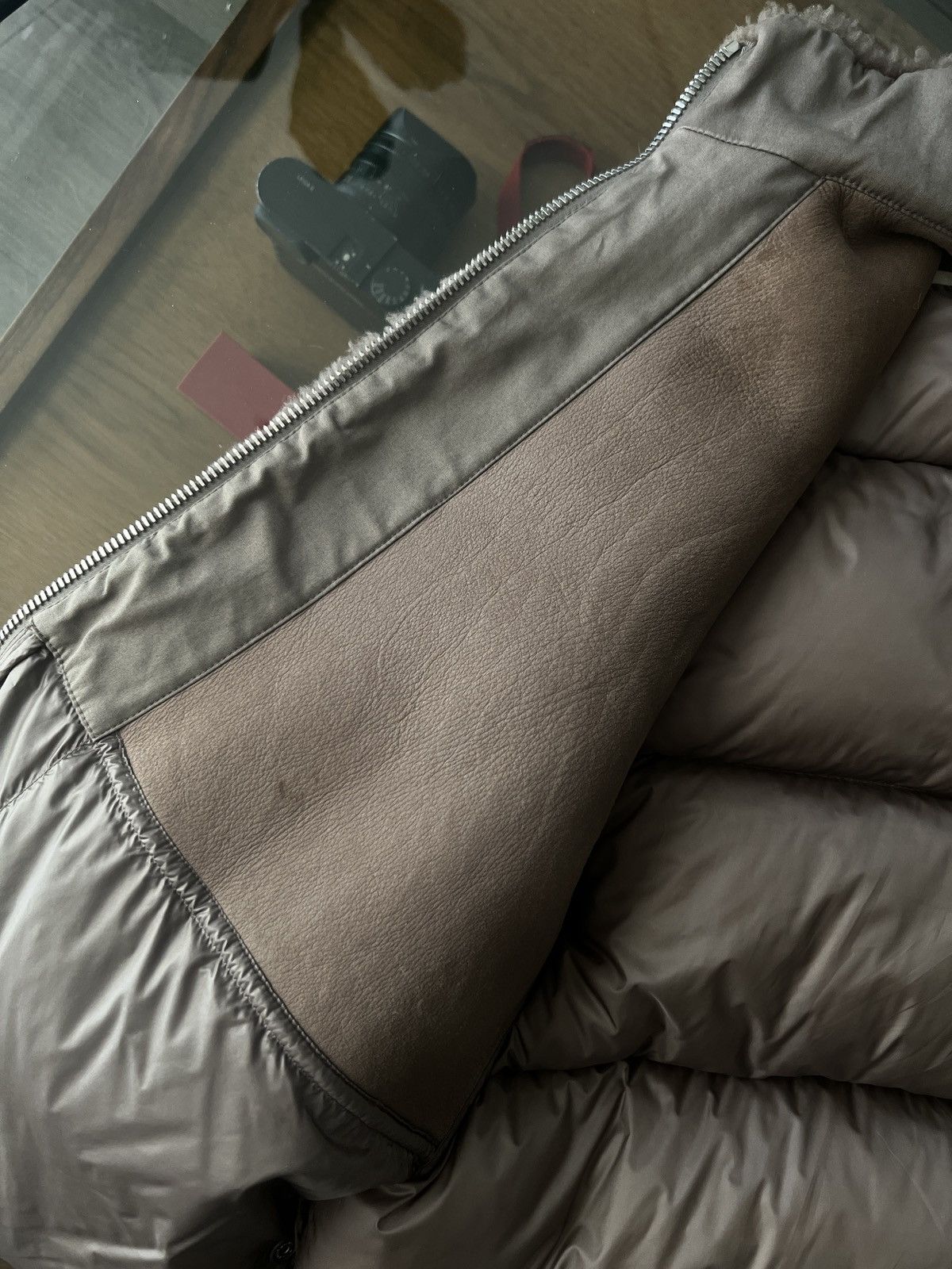 Moncler × Rick Owens Rick Owens x Moncler - Dust Shearling Coyote Jacket Size US M / EU 48-50 / 2 - 7 Thumbnail
