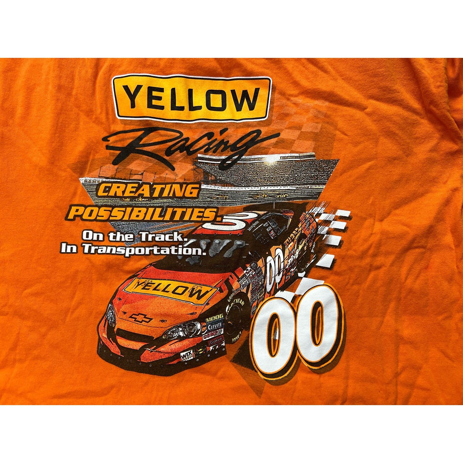 Fruit Of The Loom × NASCAR NASCAR Yellow Racing Chevy Monte Carlo T-Shirt XL Size US XL / EU 56 / 4 - 2 Thumbnail
