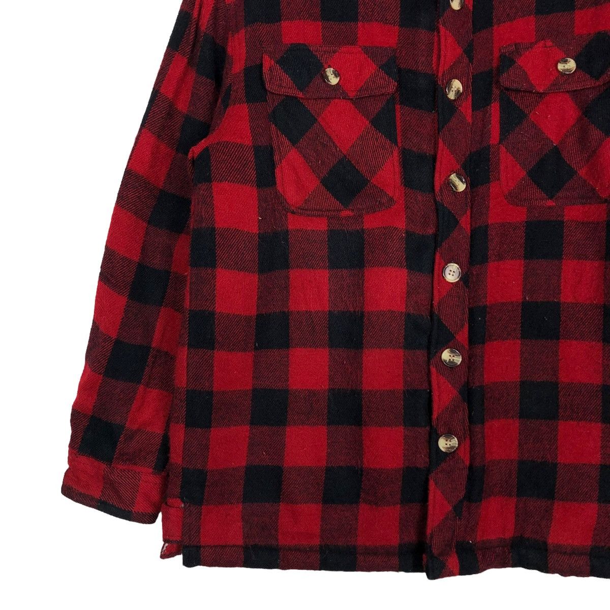 Flannel 🔥WOOL FLANNEL JACKET TARTAN CHECK DESIGN BUGLE ISSEY MIYAKE Size US L / EU 52-54 / 3 - 6 Thumbnail