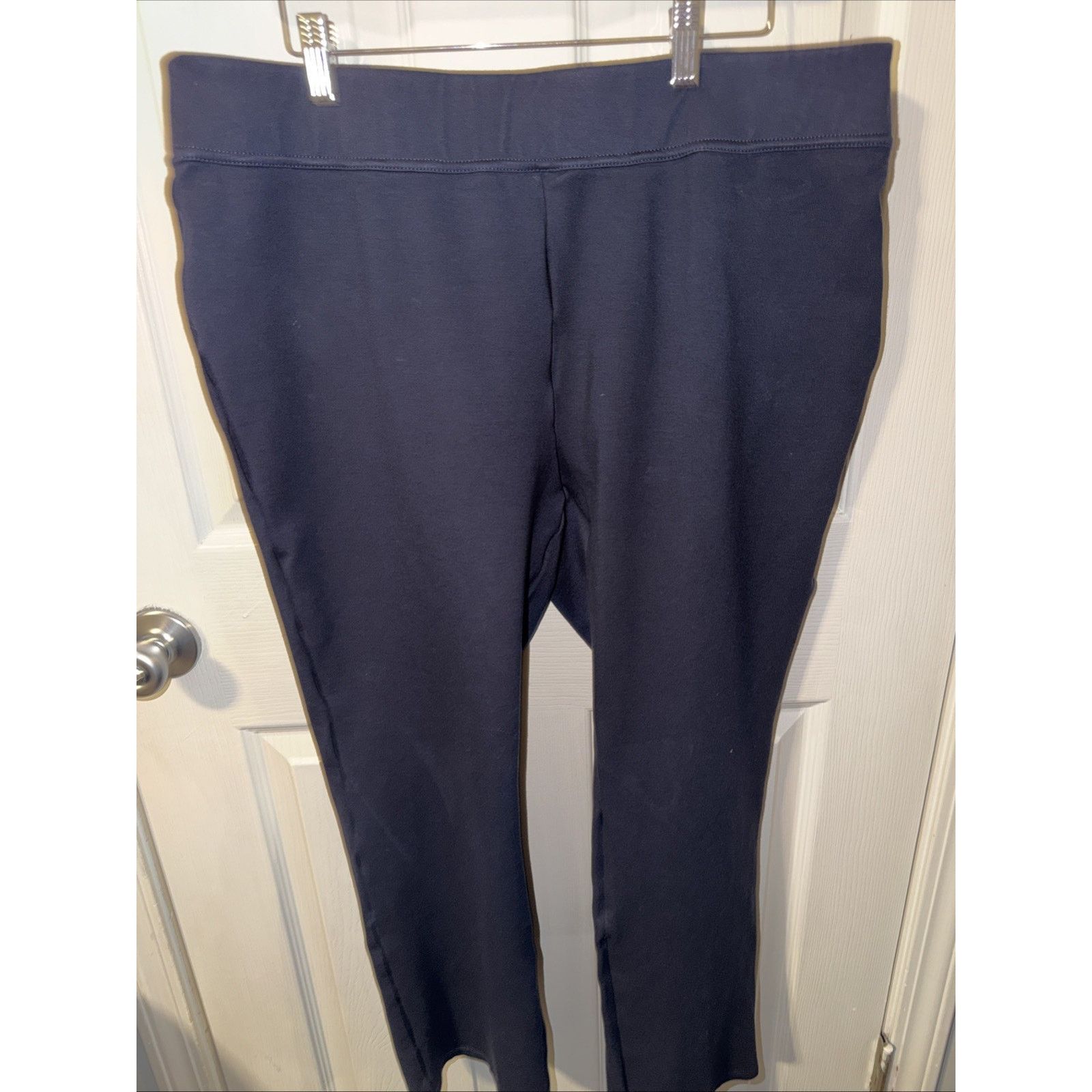 Soft Surroundings Soft Surroundings Women's XL Blue Pull Up Pants Elastic Size 40" / US 18 - 1 Thumbnail