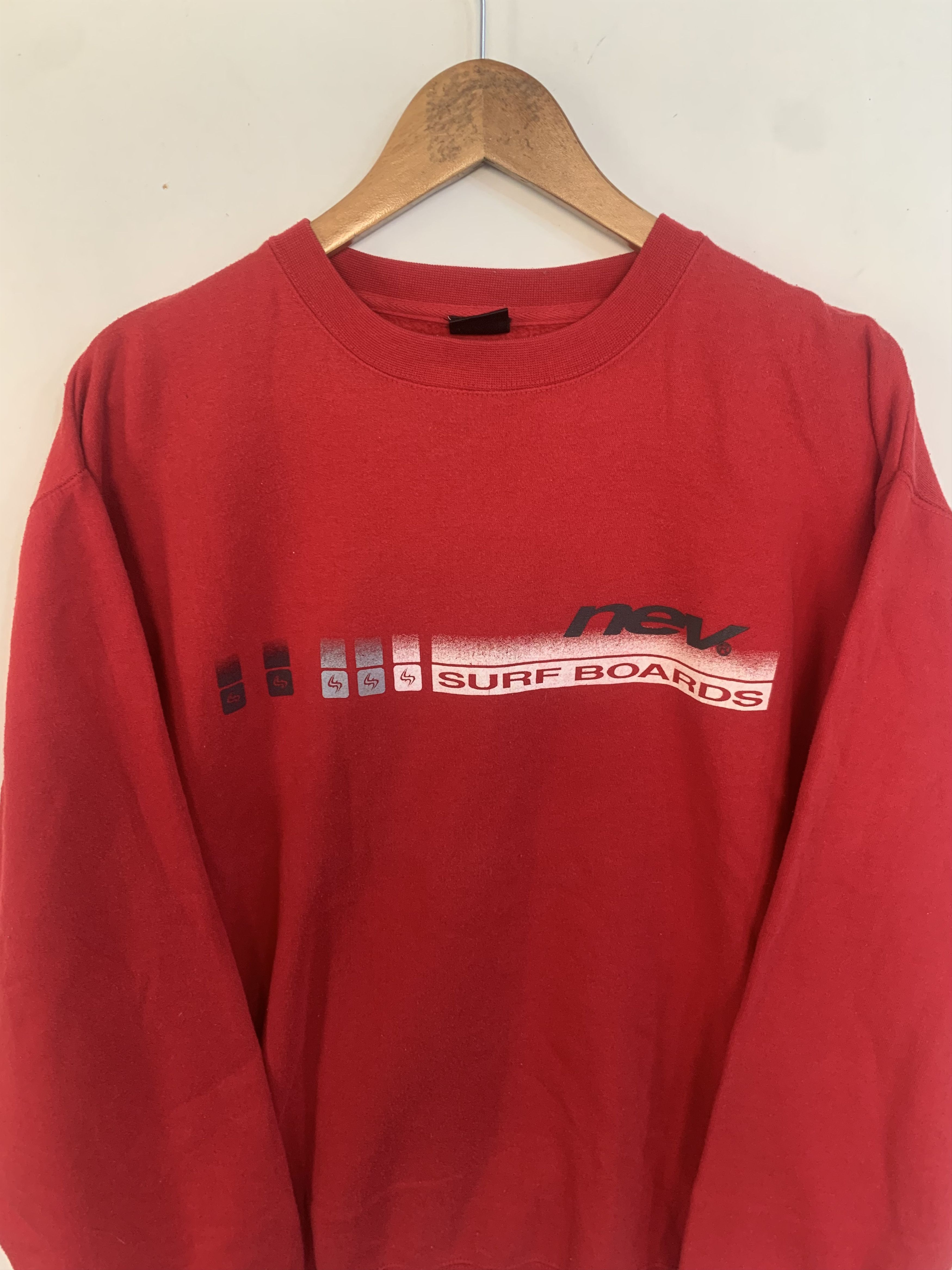 Other Nev Surf Board Sweatshirt Rare XL red Size US XL / EU 56 / 4 - 3 Thumbnail