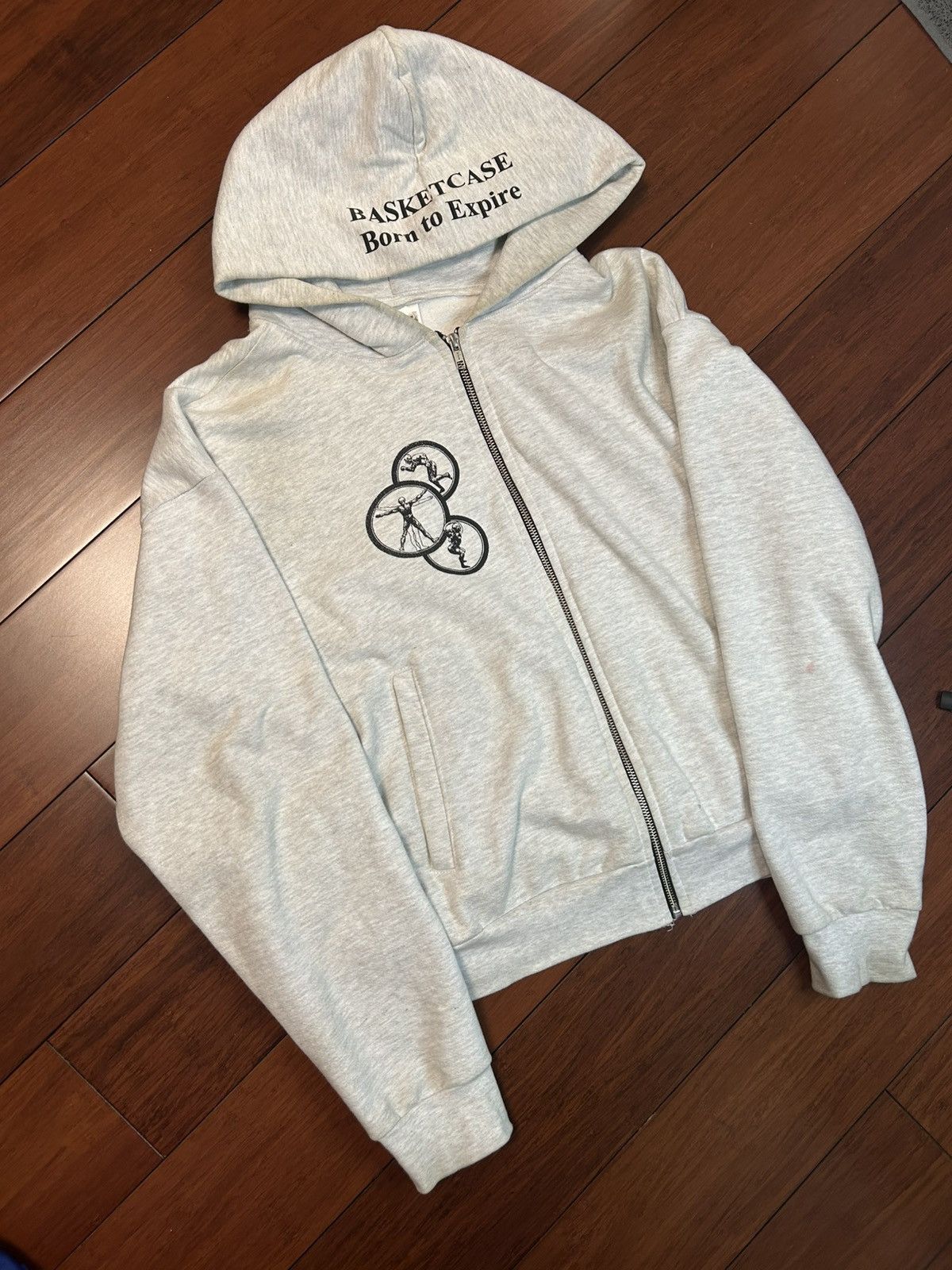 basketcase gallery Basketcase Gallery Born To Expire ZipUp | Grailed