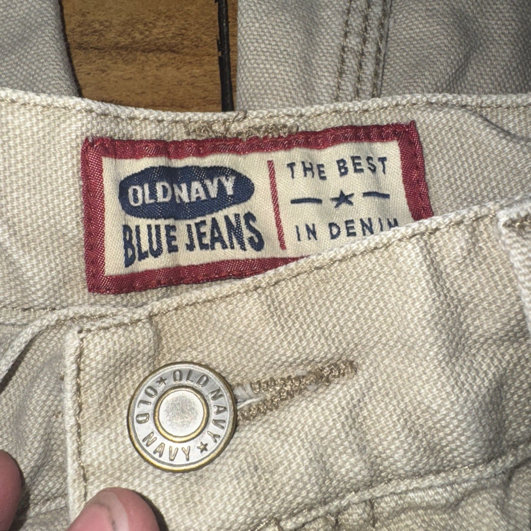 Old Navy VINTAGE Old Navy Canvas Carpenter Pants Men 30x32 Tan Jeans Canvas Straight 30 32 Mens Size US 30 / EU 46 - 6 Thumbnail