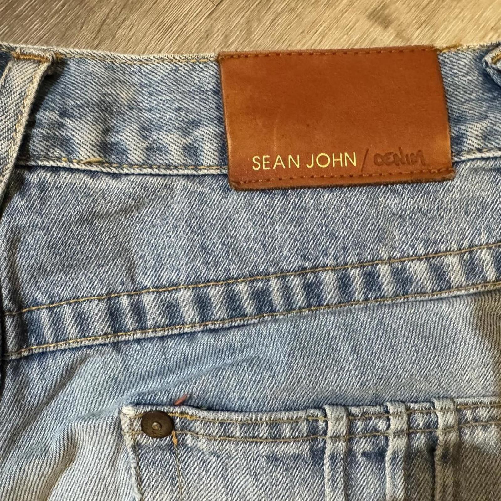 Sean John Sean John baggy Jorts Y2K blue denim shorts size 34 Size US 36 / EU 52 - 6 Thumbnail