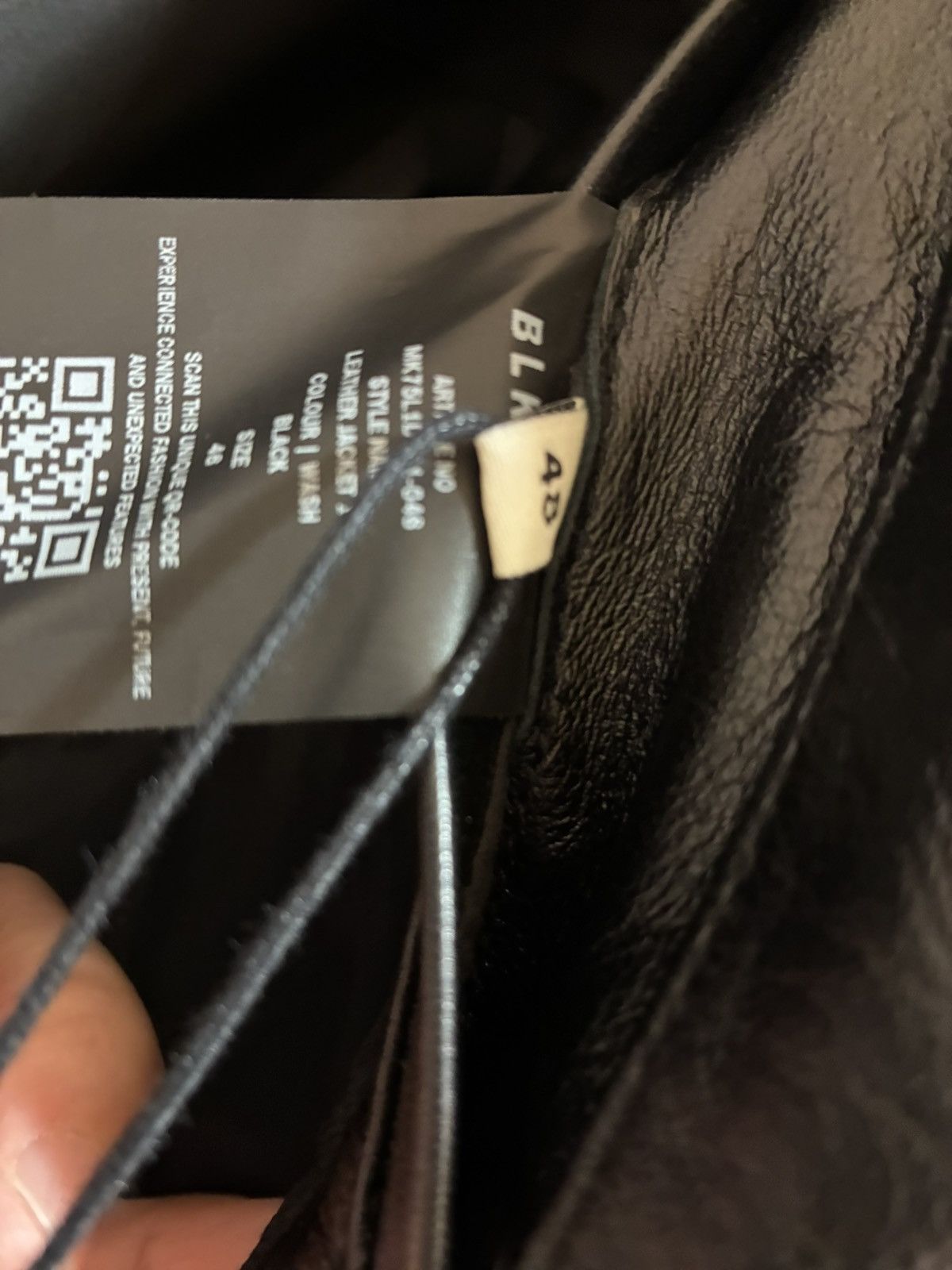 Blk Dnm Leather jacket 175 EU 48 USA 38 Size US M / EU 48-50 / 2 - 15 Thumbnail