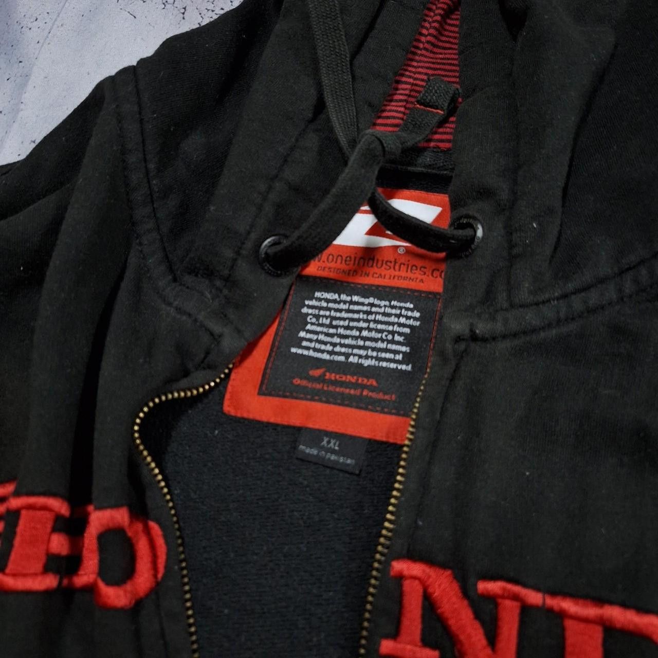 Honda Honda zip-up hoodie with red accents #bikerstyle Size US XXL / EU 58 / 5 - 3 Thumbnail