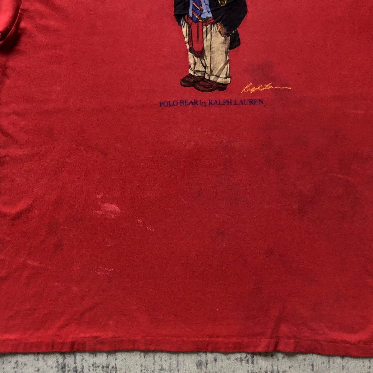 Polo Ralph Lauren Vintage 90s Polo Bear Ralph Lauren T-shirt Size US XL / EU 56 / 4 - 8 Thumbnail