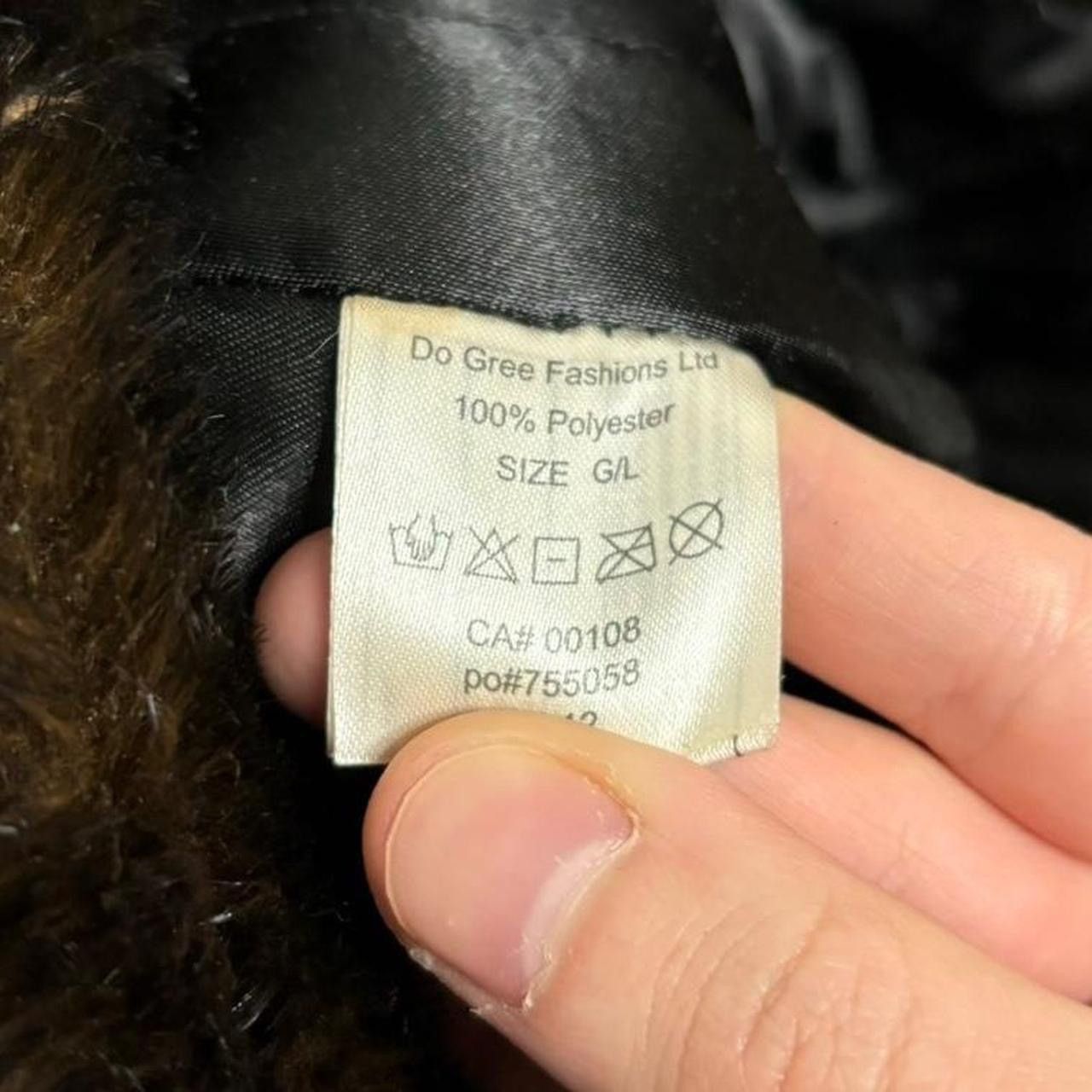 Japanese Brand Vintage Style Black Fur Trim Trapper Hat Size ONE SIZE - 7 Thumbnail