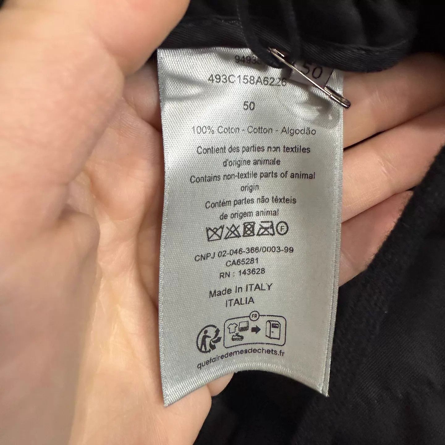 Dior Dior 26 Black Casual Trousers 50 Size US 34 / EU 50 - 4 Thumbnail
