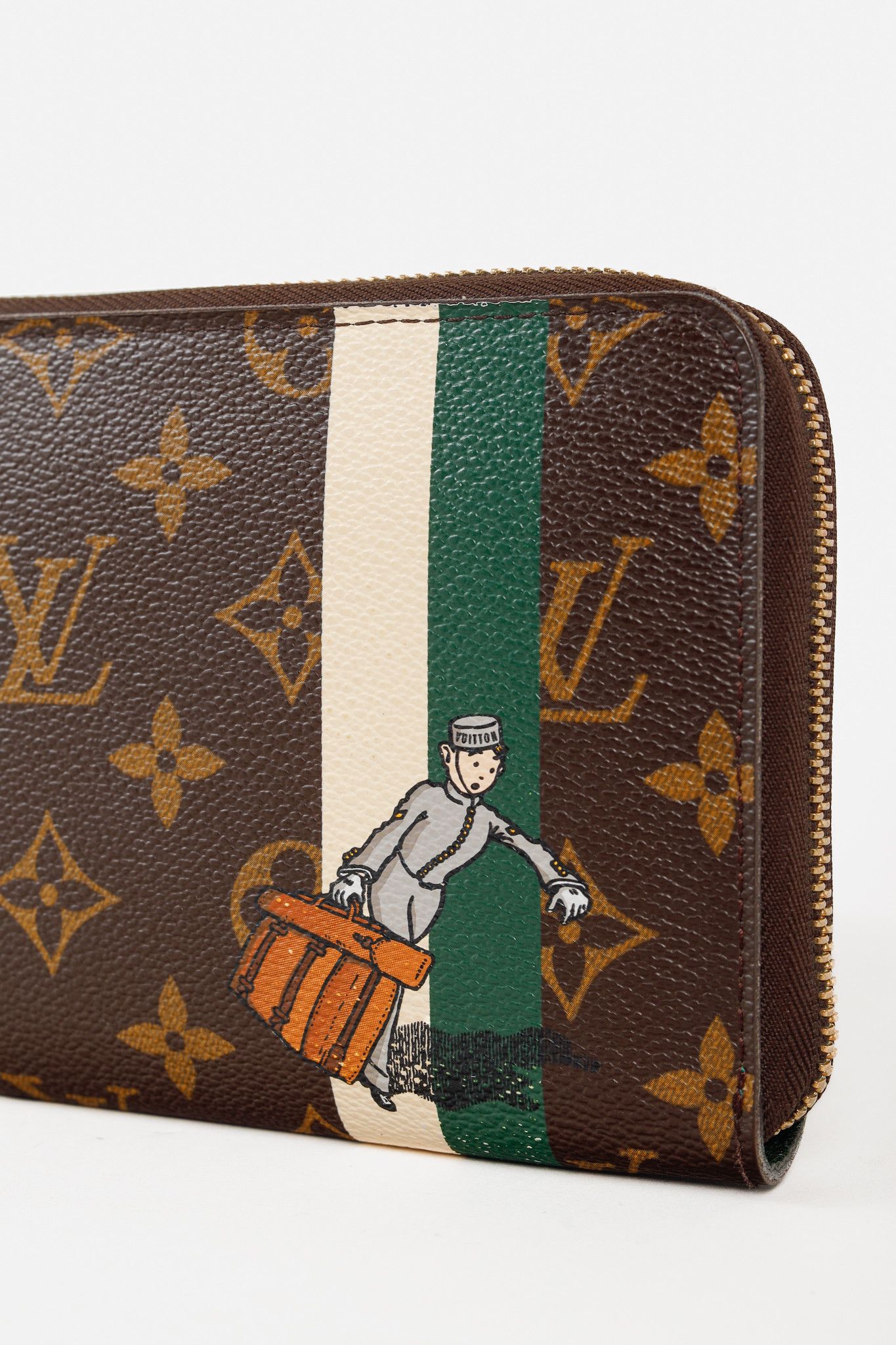 Louis Vuitton Louis Vuitton Groom Zippy 2006 Stripe Graphic Wallet Size ONE SIZE - 5 Thumbnail