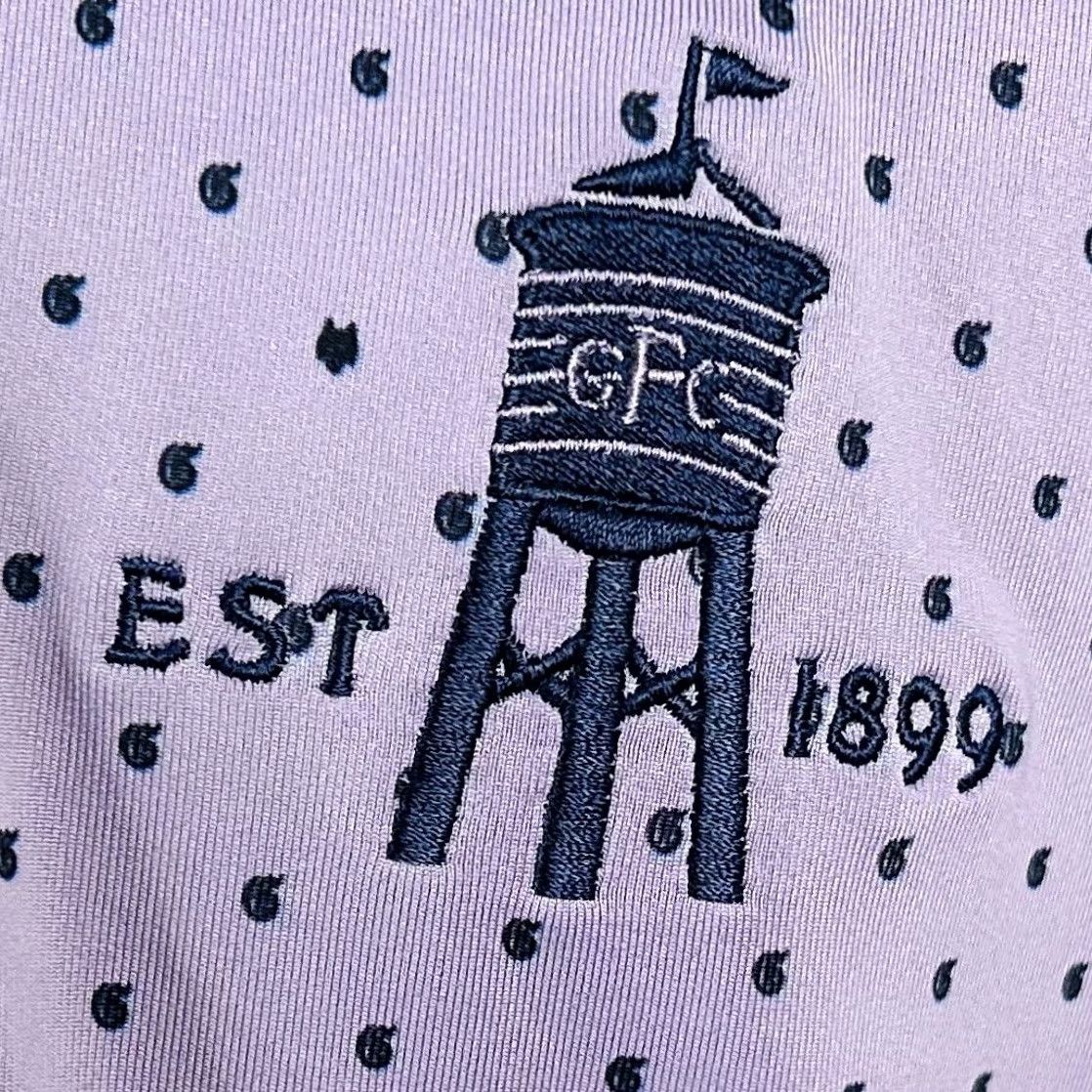 Vintage Greyson Golf Polo Shirt XL Button Down Paisley Allover Print Blue Polyester Mens Size US XL / EU 56 / 4 - 4 Thumbnail