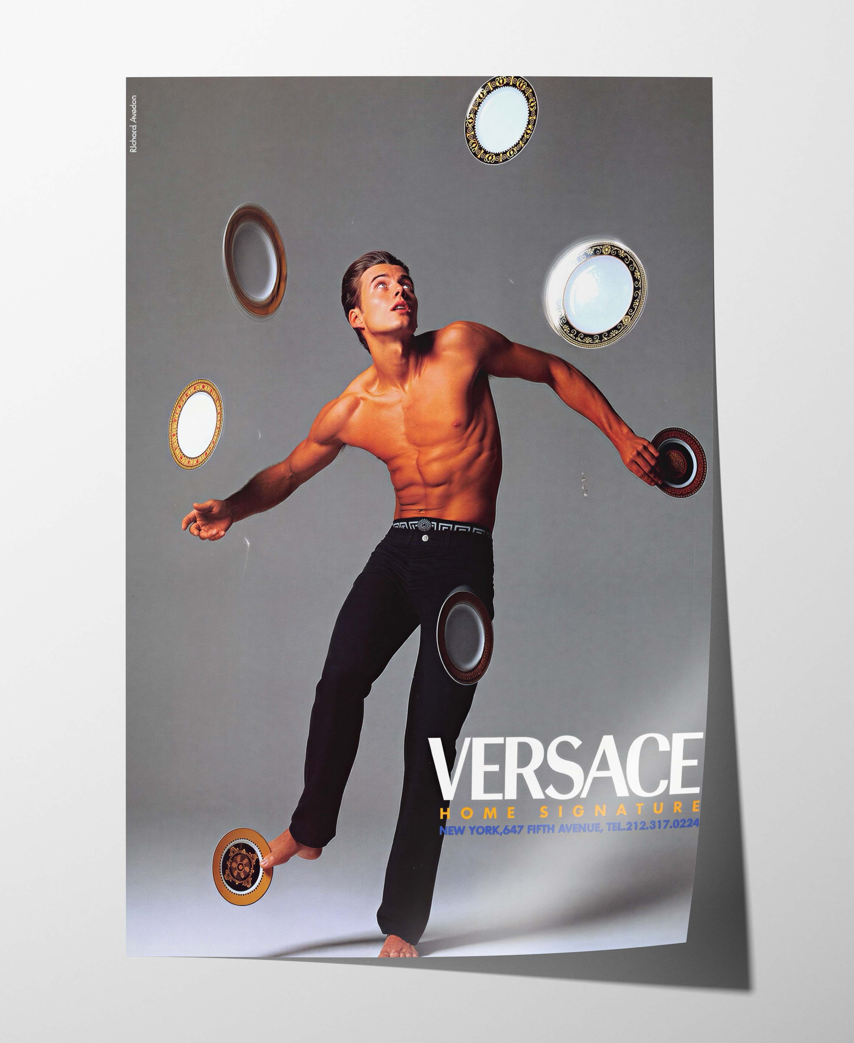 Versace 90s Versace Poster Gift Vintage Archive Book Logo Magazine Size ONE SIZE - 1 Thumbnail