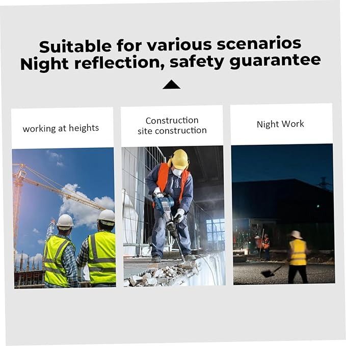 Other Hat High Visibility Reflective Work Safety Sun Hat Yellow Wi Size ONE SIZE - 5 Thumbnail