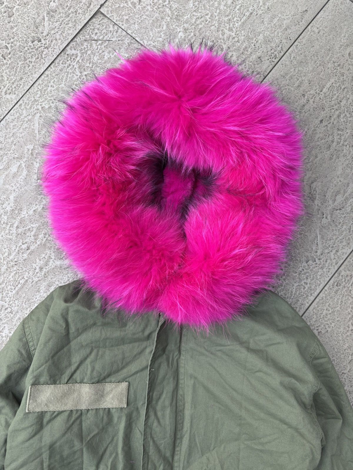 MR & MRS ITALY Fox Fur Hooded Bomber Jacket Size US S / EU 44-46 / 1 - 3 Thumbnail