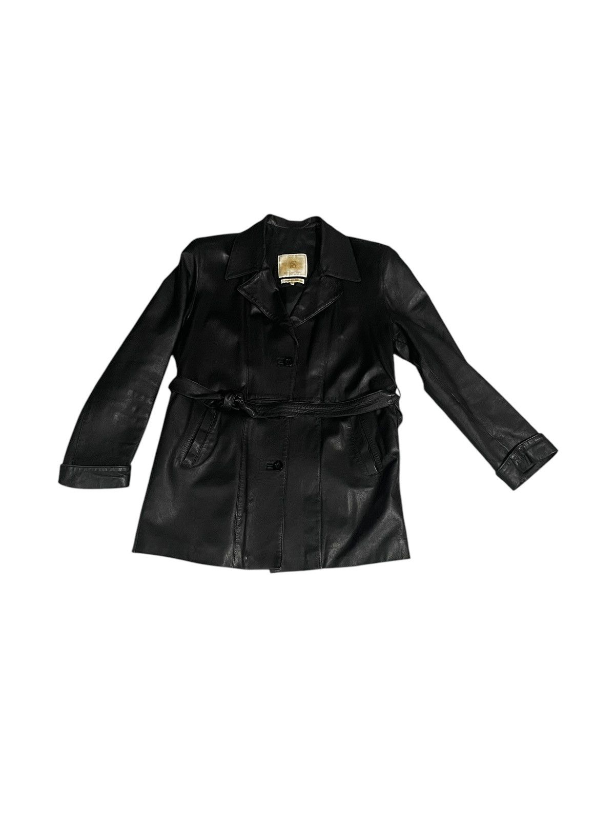 Genuine Leather × Vintage Leather jacket women Made in Italy Size L / US 10 / IT 46 - 1 Thumbnail