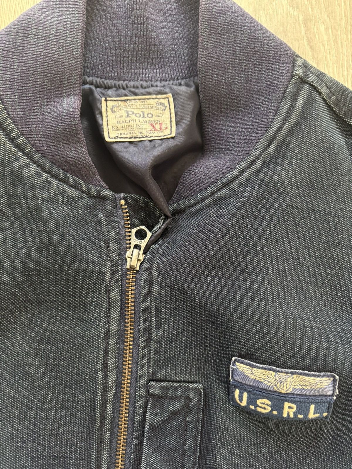Polo Ralph Lauren Polo Ralph Lauren Bomber Jacket Denim Size US M / EU 48-50 / 2 - 2 Thumbnail