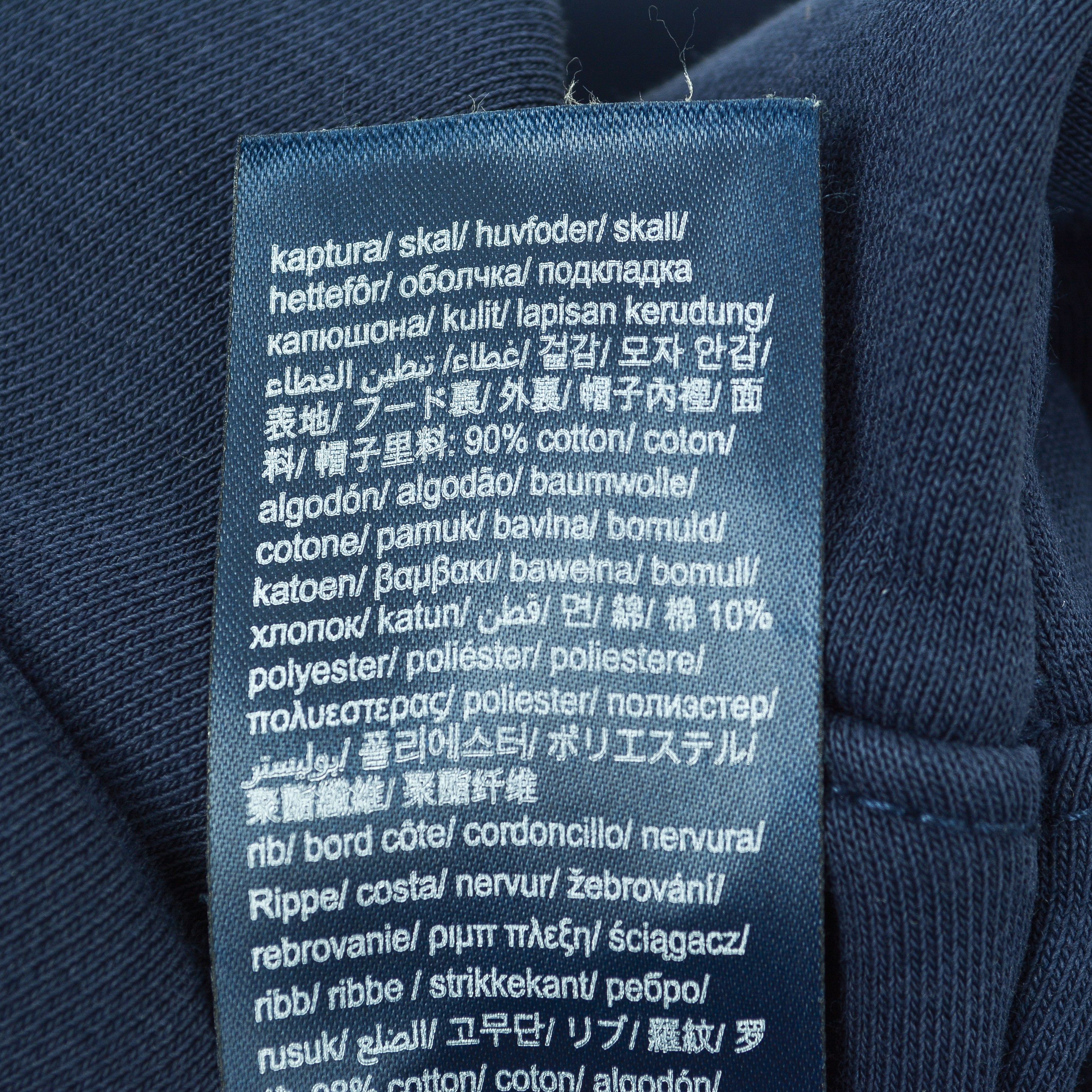 Tommy Hilfiger Logo Navy Cotton Hoodie Sweatshirt Pullover Jumper Sweater Size US S / EU 44-46 / 1 - 7 Thumbnail
