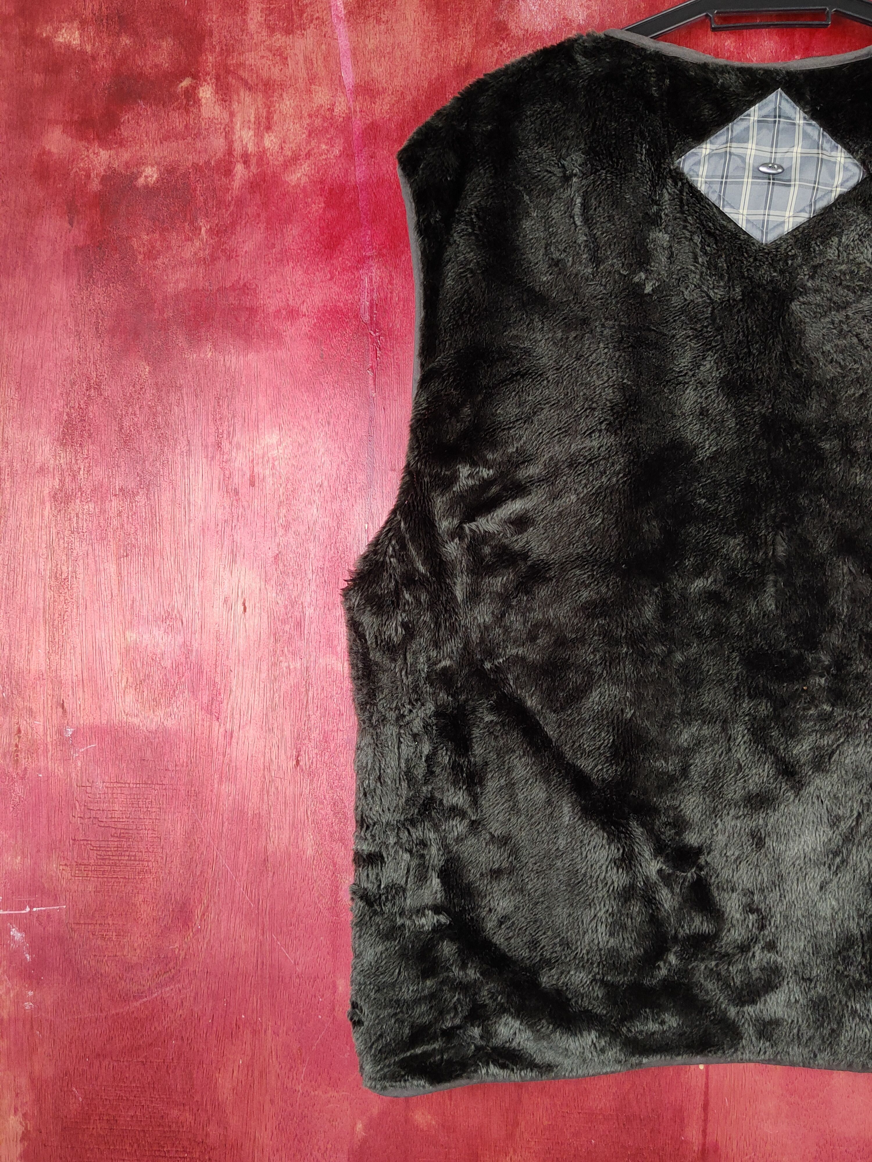 Japanese Brand Japanese Brand Dark Brown Fur Mohair Knitwear Vests #S1473 Size US L / EU 52-54 / 3 - 8 Thumbnail