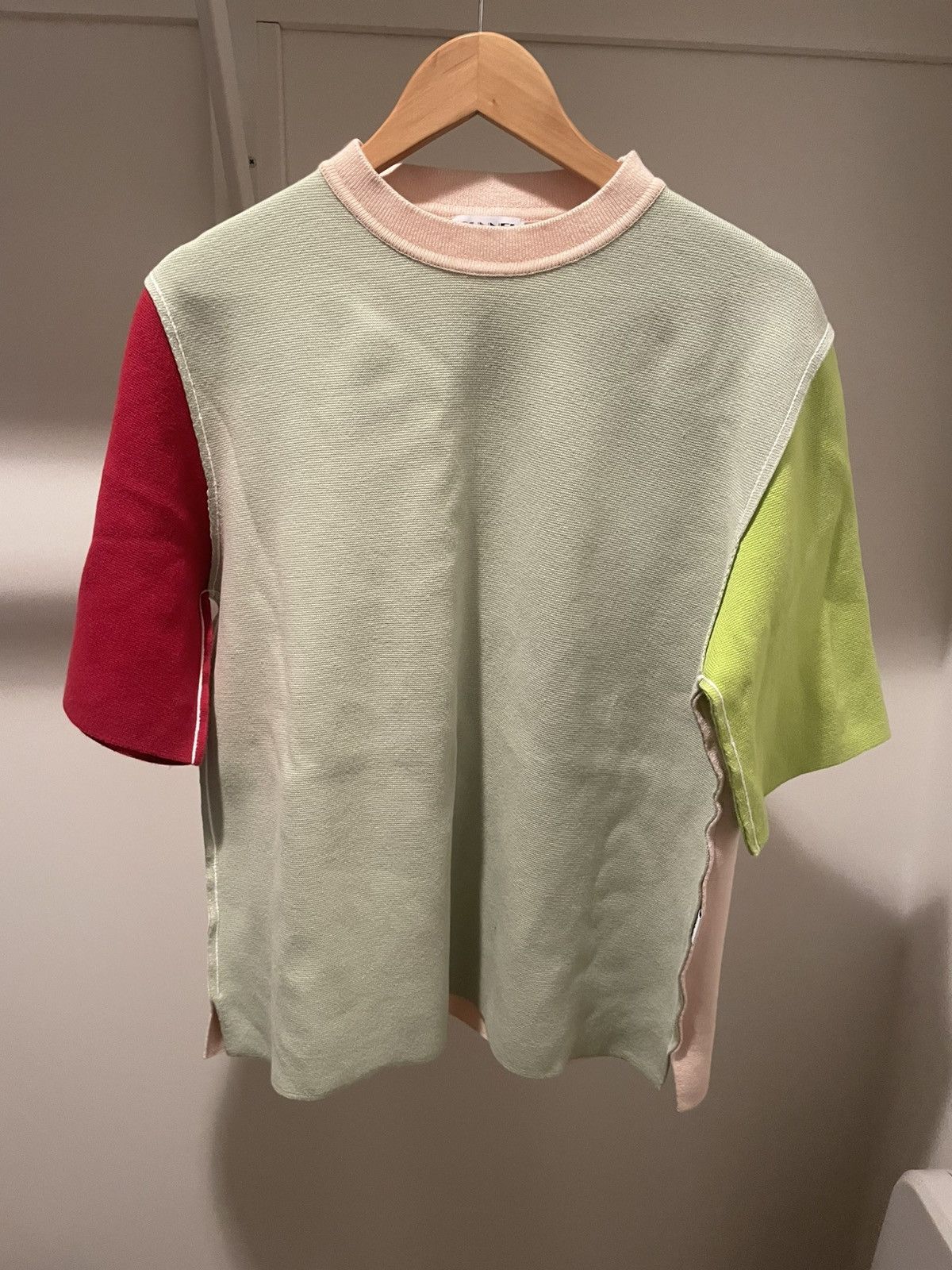 Sunnei Sunnei Knit T-Shirt Size US S / EU 44-46 / 1 - 1 Thumbnail