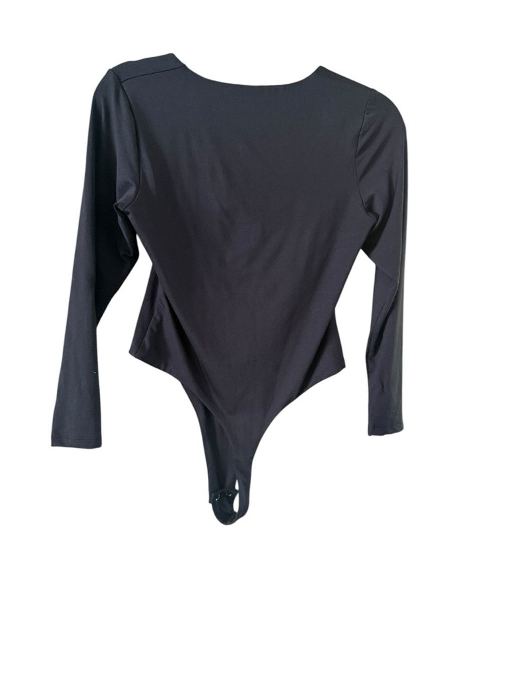 The Unbranded Brand Women's LILAMOR Black Long Sleeve Square Neck Bodysuit L Size L / US 10 / IT 46 - 11 Thumbnail