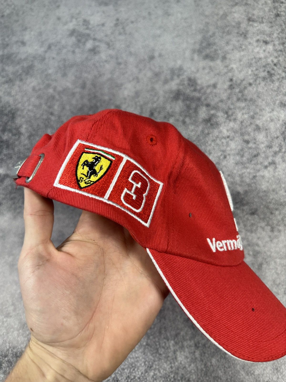 Ferrari Vintage Ferrari Baseball Cap Hat Red Italian F1 Racing 90s Size ONE SIZE - 3 Thumbnail