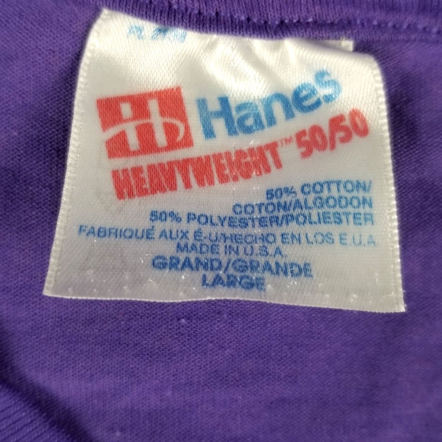 Hanes VINTAGE Hanes Arizona Dream-Catcher 90s Single-Stitch Shirt L Purple Mens Shirt Size US L / EU 52-54 / 3 - 3 Thumbnail