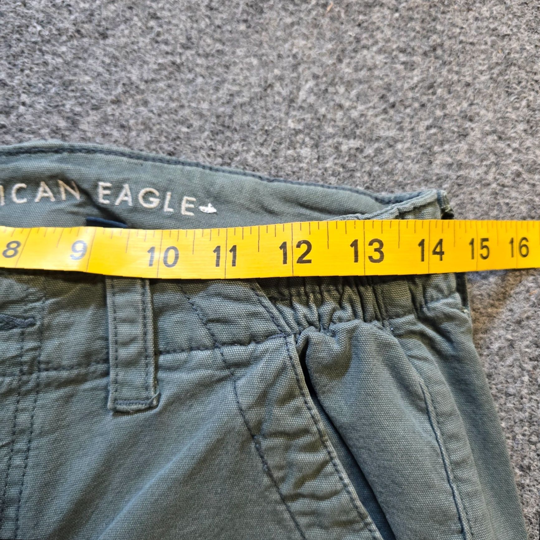 American Eagle Outfitters American Eagle Pants Womens Size 4 Short Green Cargo Straight Leg Casual Capsule Size 27" / US 4 / IT 40 - 6 Thumbnail