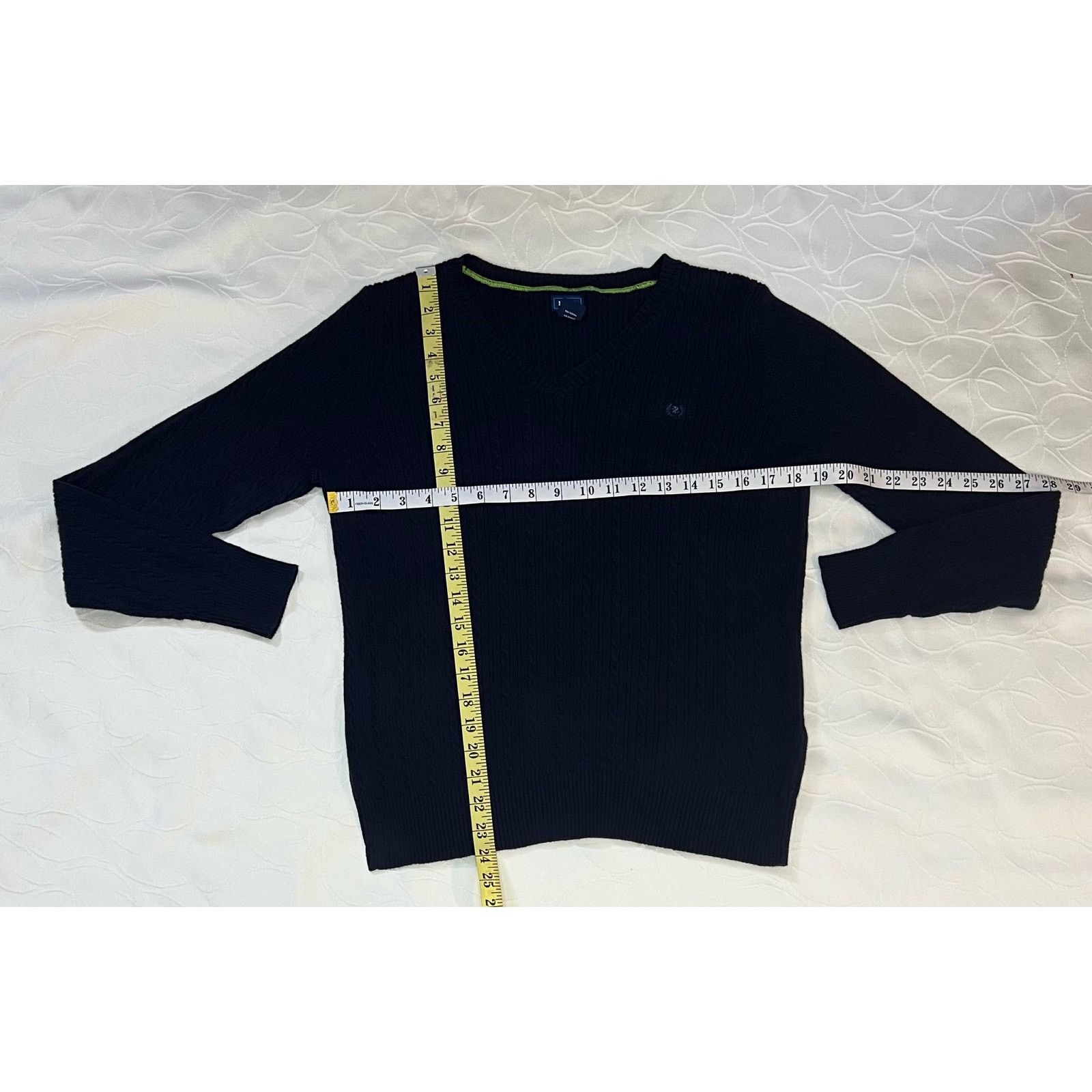 Izod IZOD-Women’s V-NeckBlue Women’s Large Cotton Sweater Size L / US 10 / IT 46 - 4 Thumbnail