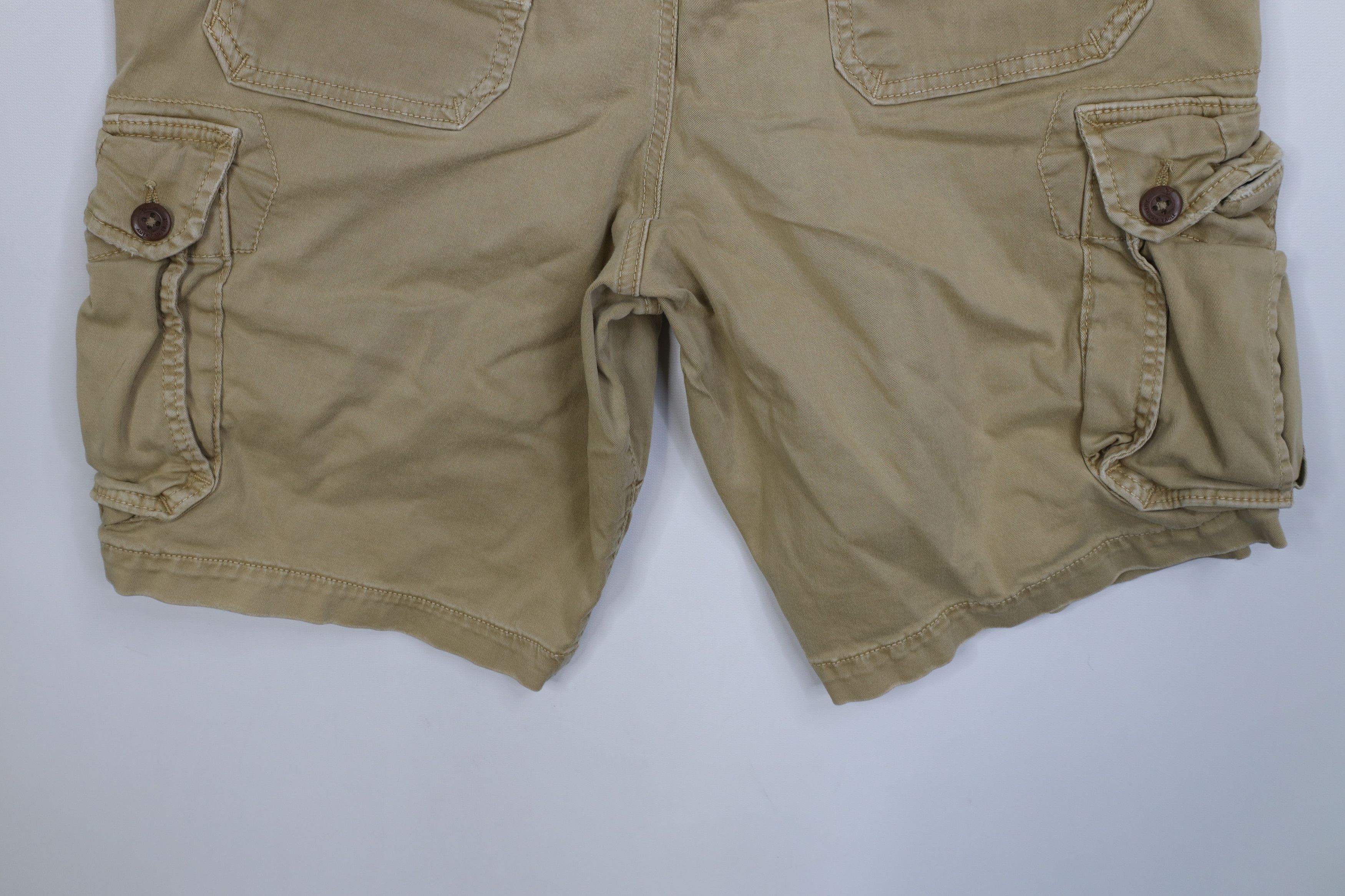 American Eagle Outfitters Vintage Y2K American Eagle Outfitters Cargo Shorts Brown Size US 32 / EU 48 - 14 Thumbnail