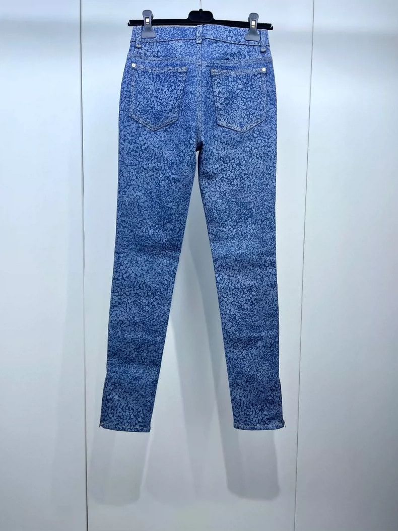 Chanel Chanel 21B double C camellia jeans Size 42" / US 20 - 2 Thumbnail