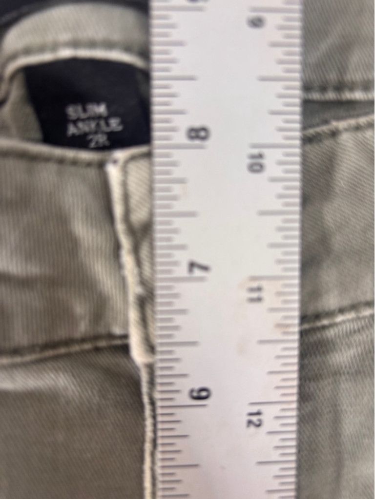 White House Black Market Women's White House Black Market Green Cargo Pants Size 2R Size 28" / US 6 / IT 42 - 5 Thumbnail