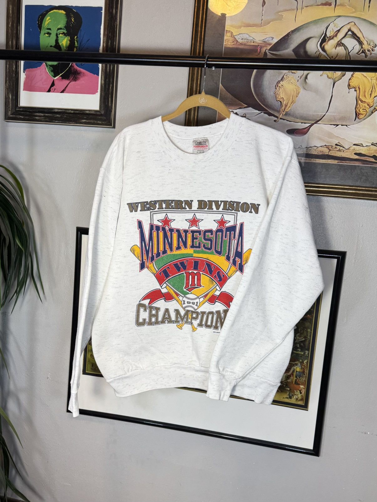 Vintage Vintage The Minnesota Twins 1991 Sweatshirt Size US XL / EU 56 / 4 - 1 Thumbnail